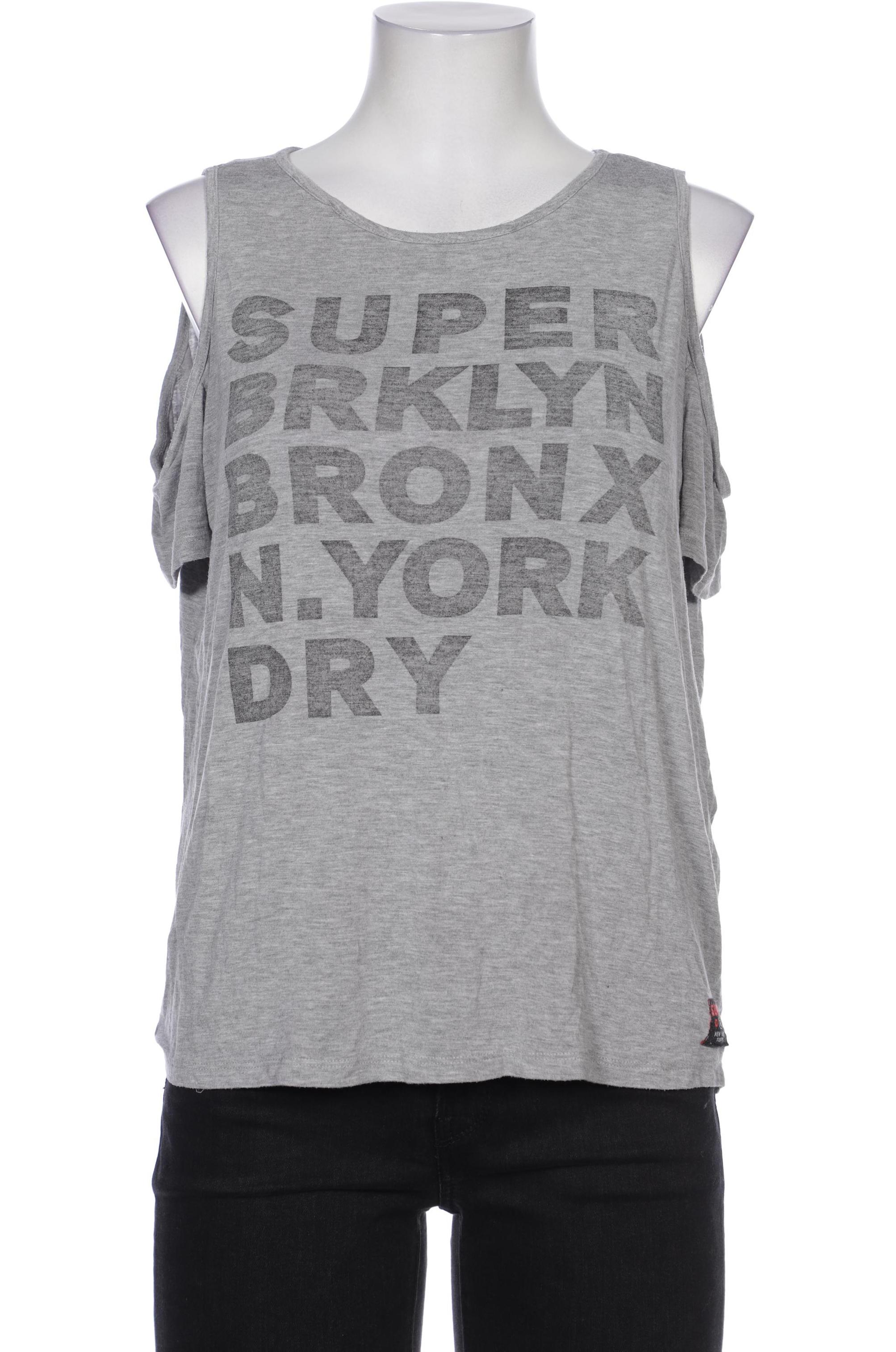 

Superdry Damen T-Shirt, grau, Gr. 42