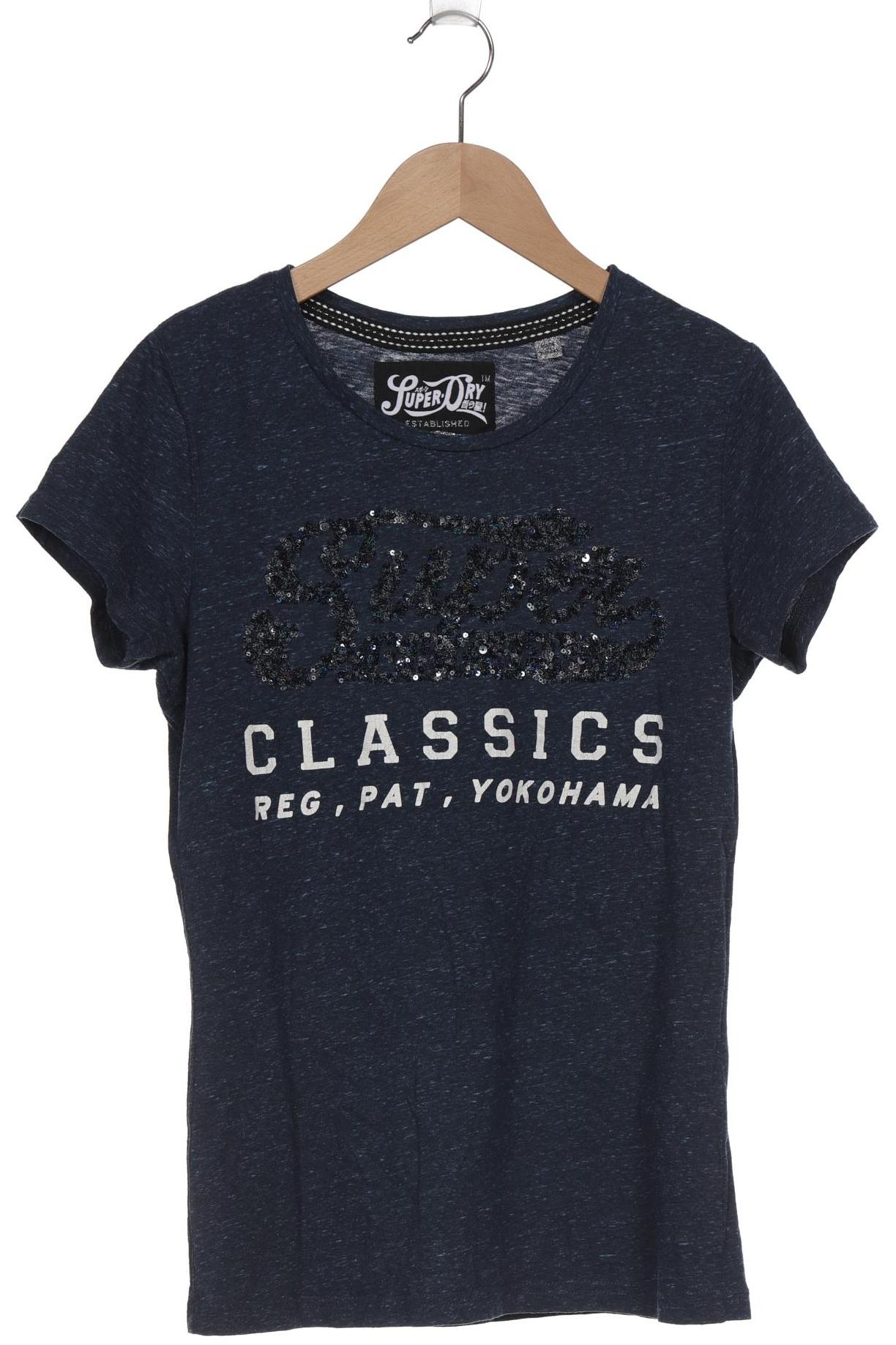 

Superdry Damen T-Shirt, marineblau, Gr. 38