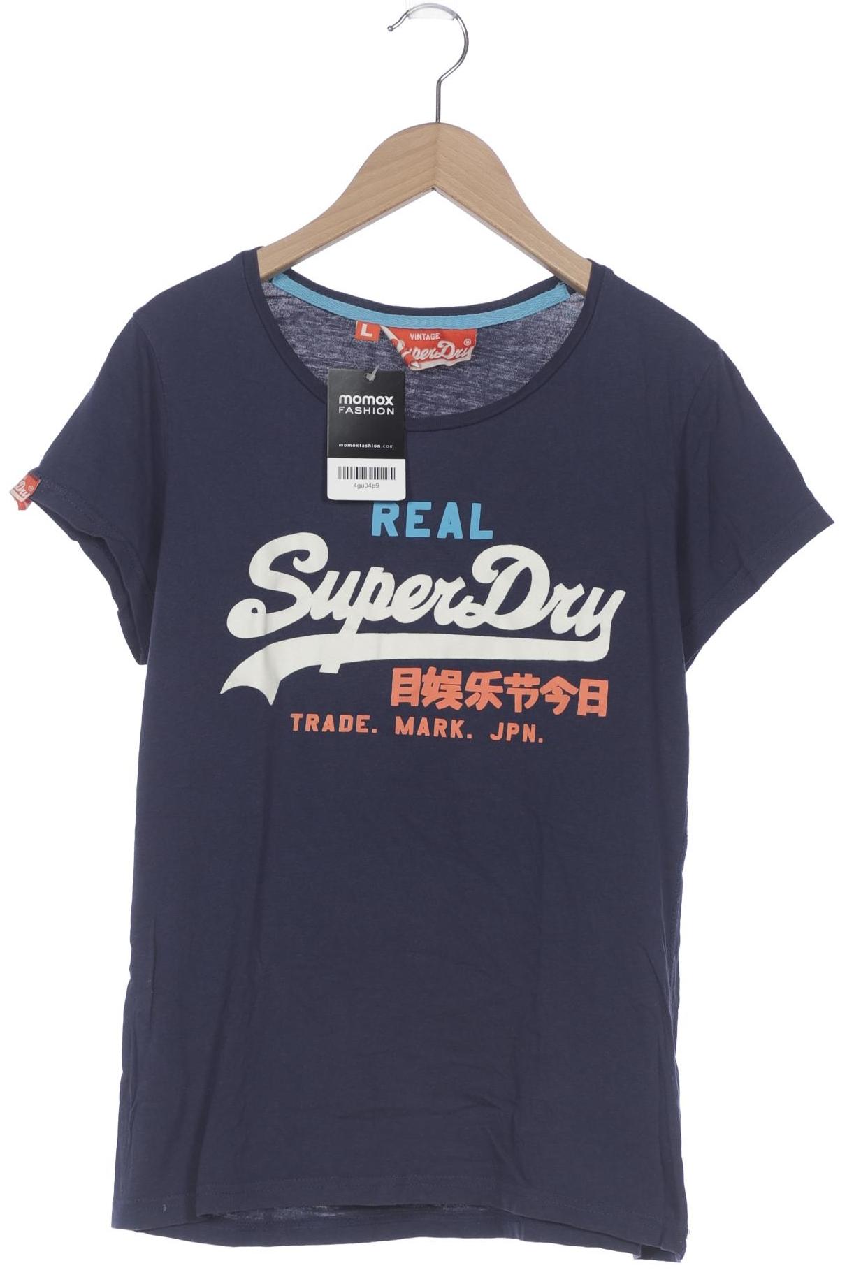 

Superdry Damen T-Shirt, marineblau, Gr. 42
