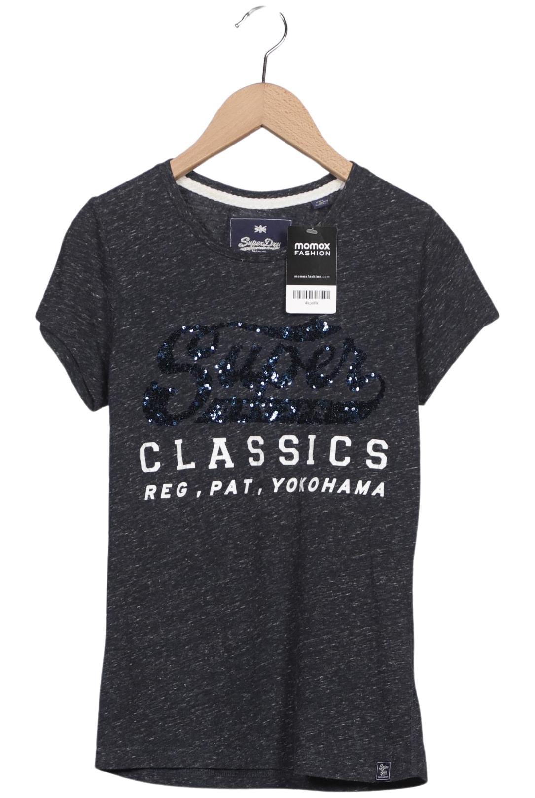 

Superdry Damen T-Shirt, marineblau, Gr. 38