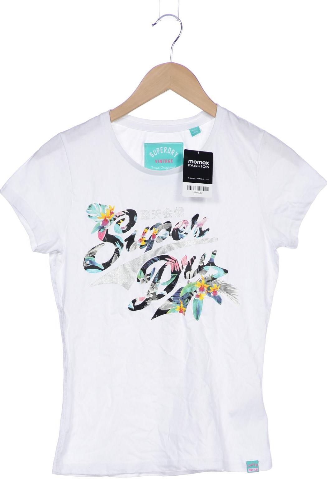 

Superdry Damen T-Shirt, weiß, Gr. 38