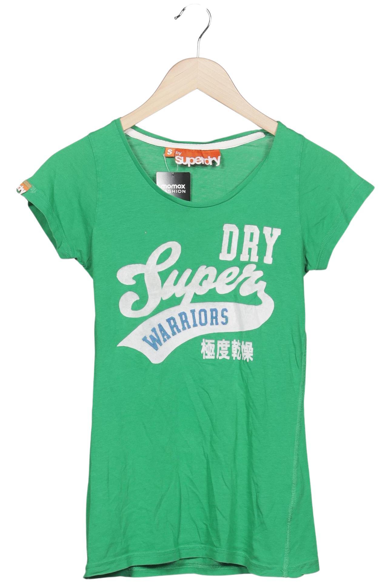 

Superdry Damen T-Shirt, grün, Gr. 36