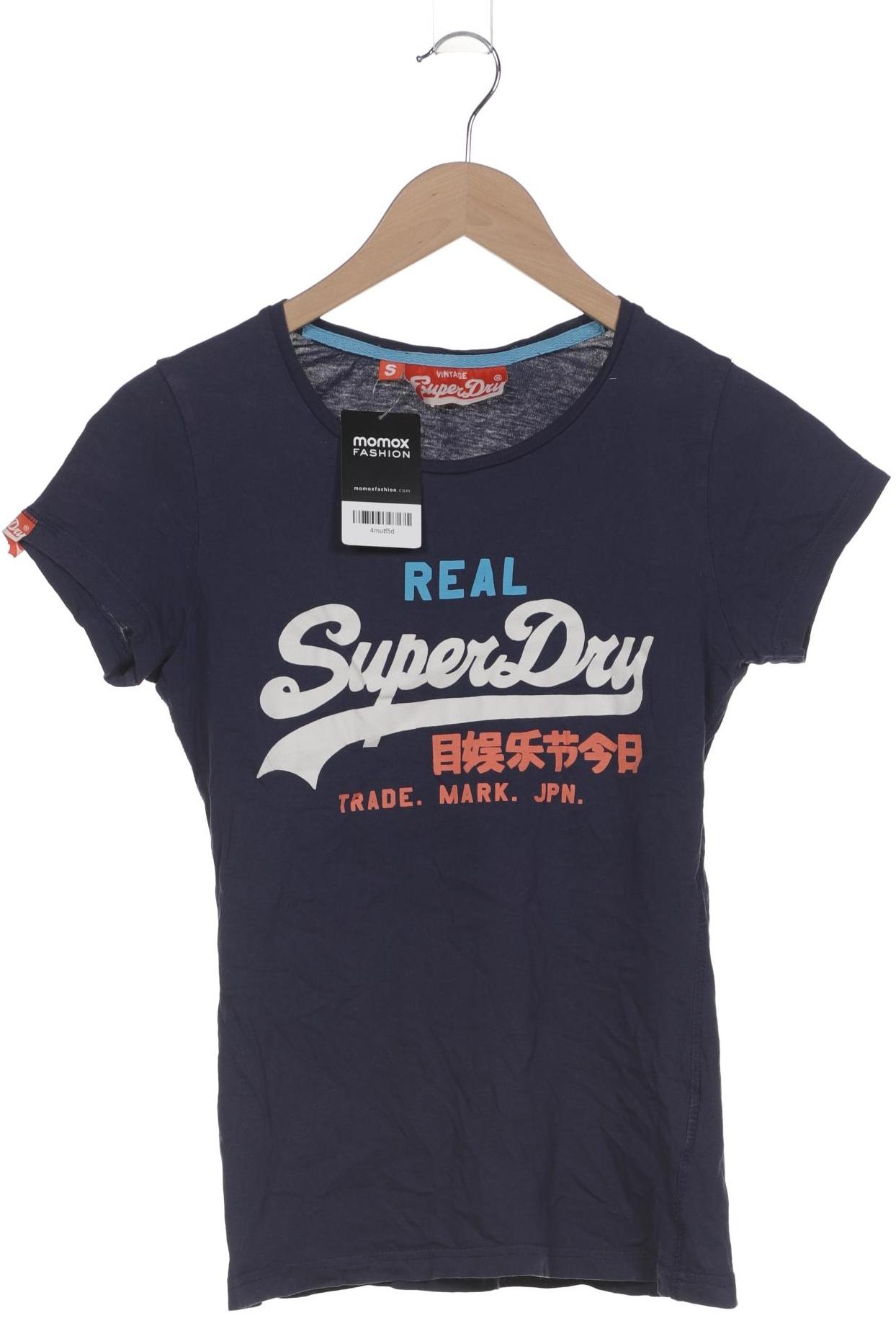 

Superdry Damen T-Shirt, marineblau, Gr. 36