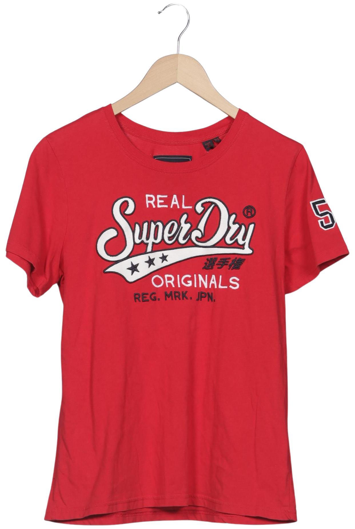 

Superdry Damen T-Shirt, rot, Gr. 42