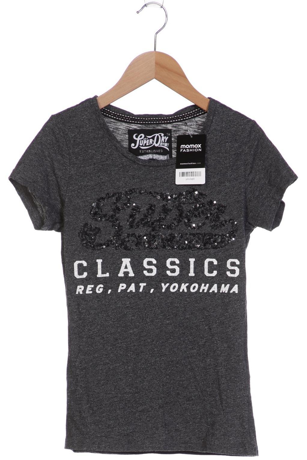 

Superdry Damen T-Shirt, grau, Gr. 34