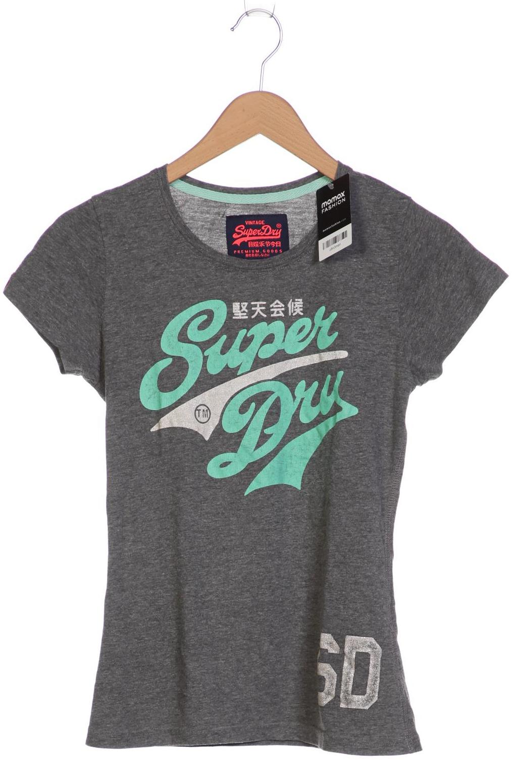 

Superdry Damen T-Shirt, grau, Gr. 38