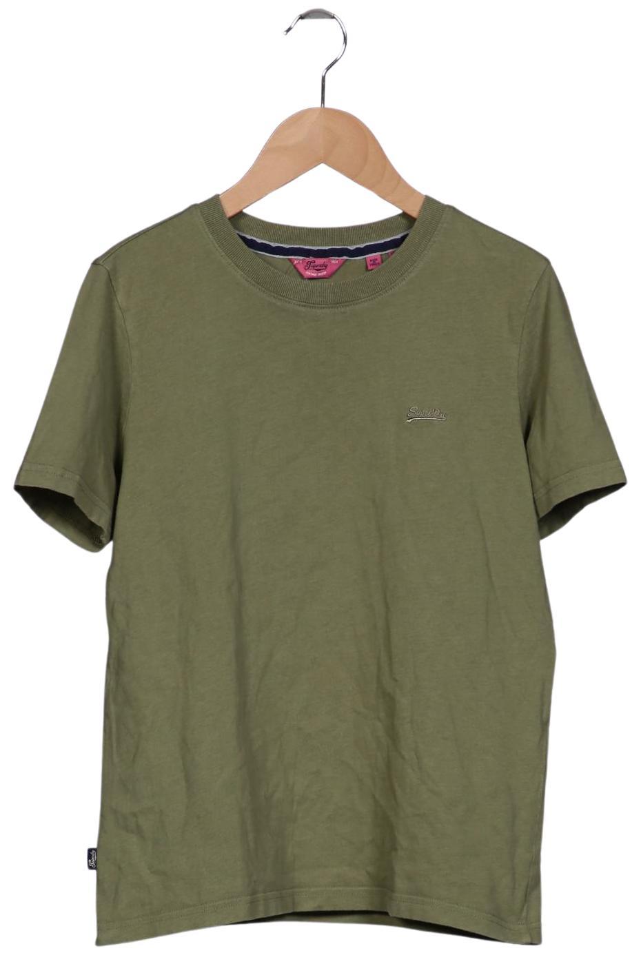 

Superdry Damen T-Shirt, grün, Gr. 36