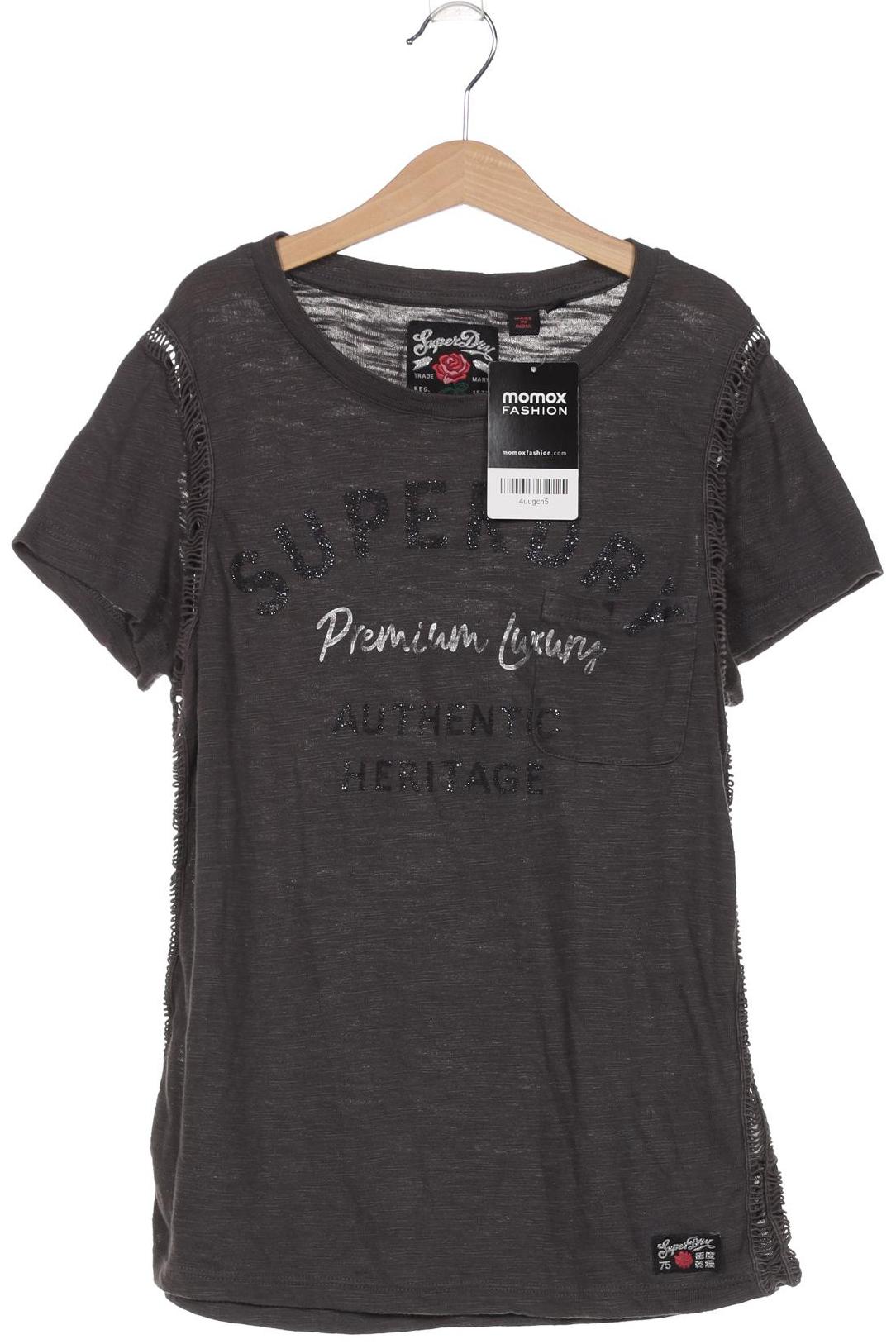 

Superdry Damen T-Shirt, grau, Gr. 38