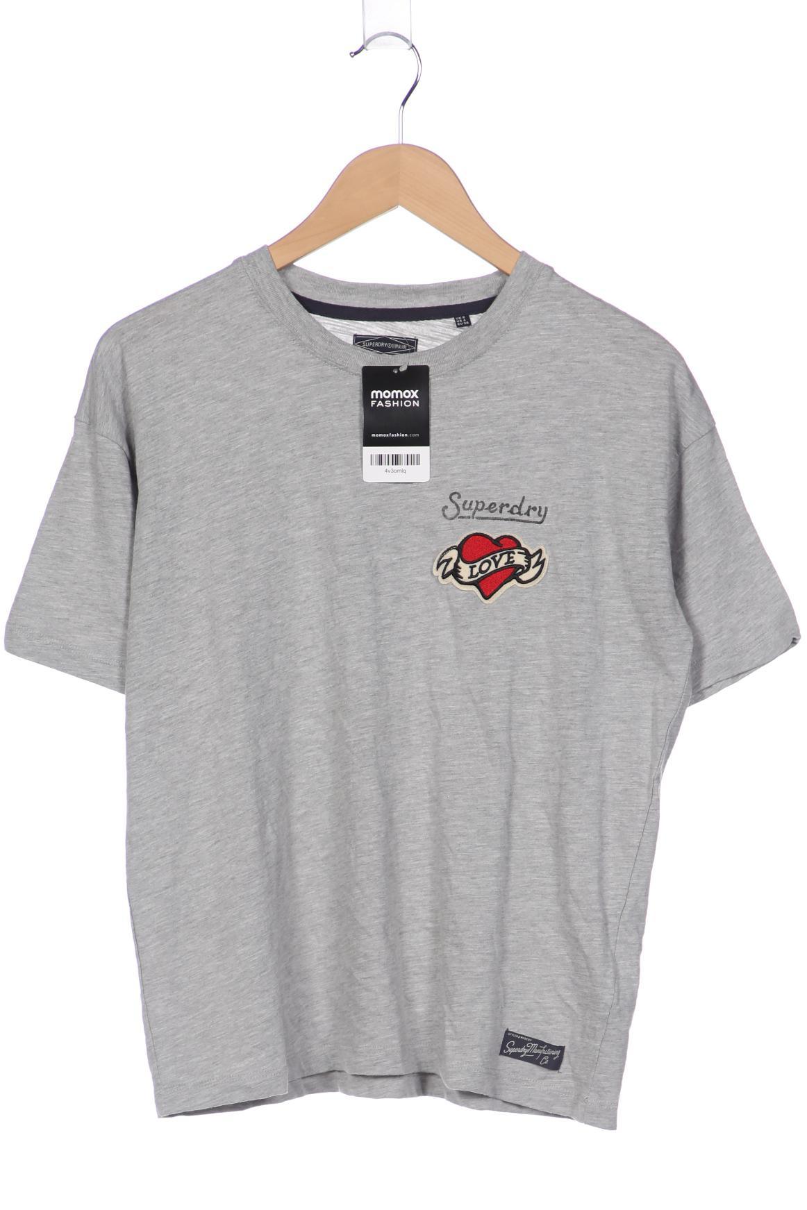 

Superdry Damen T-Shirt, grau, Gr. 36