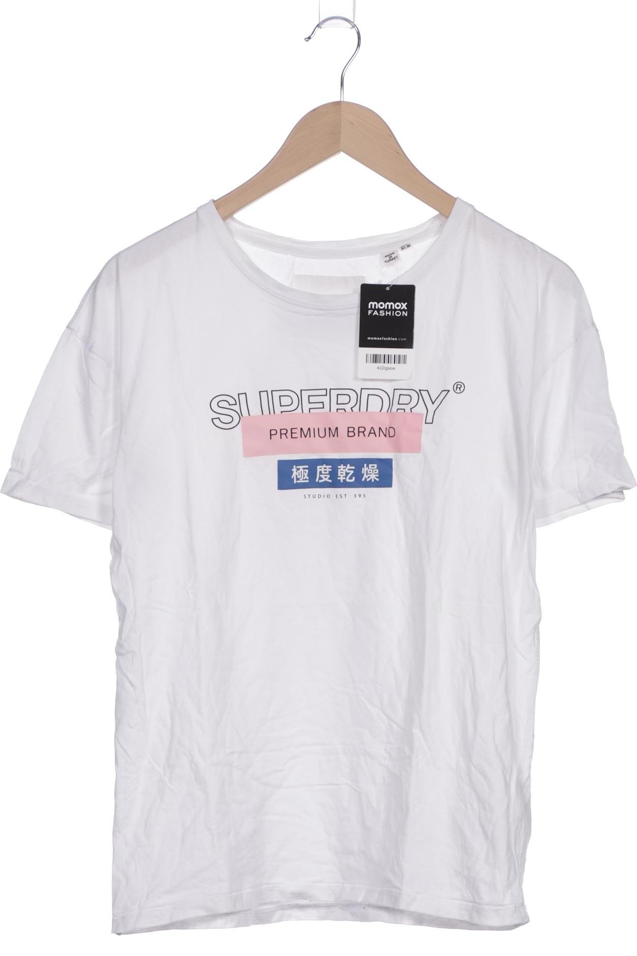 

Superdry Damen T-Shirt, weiß, Gr. 38