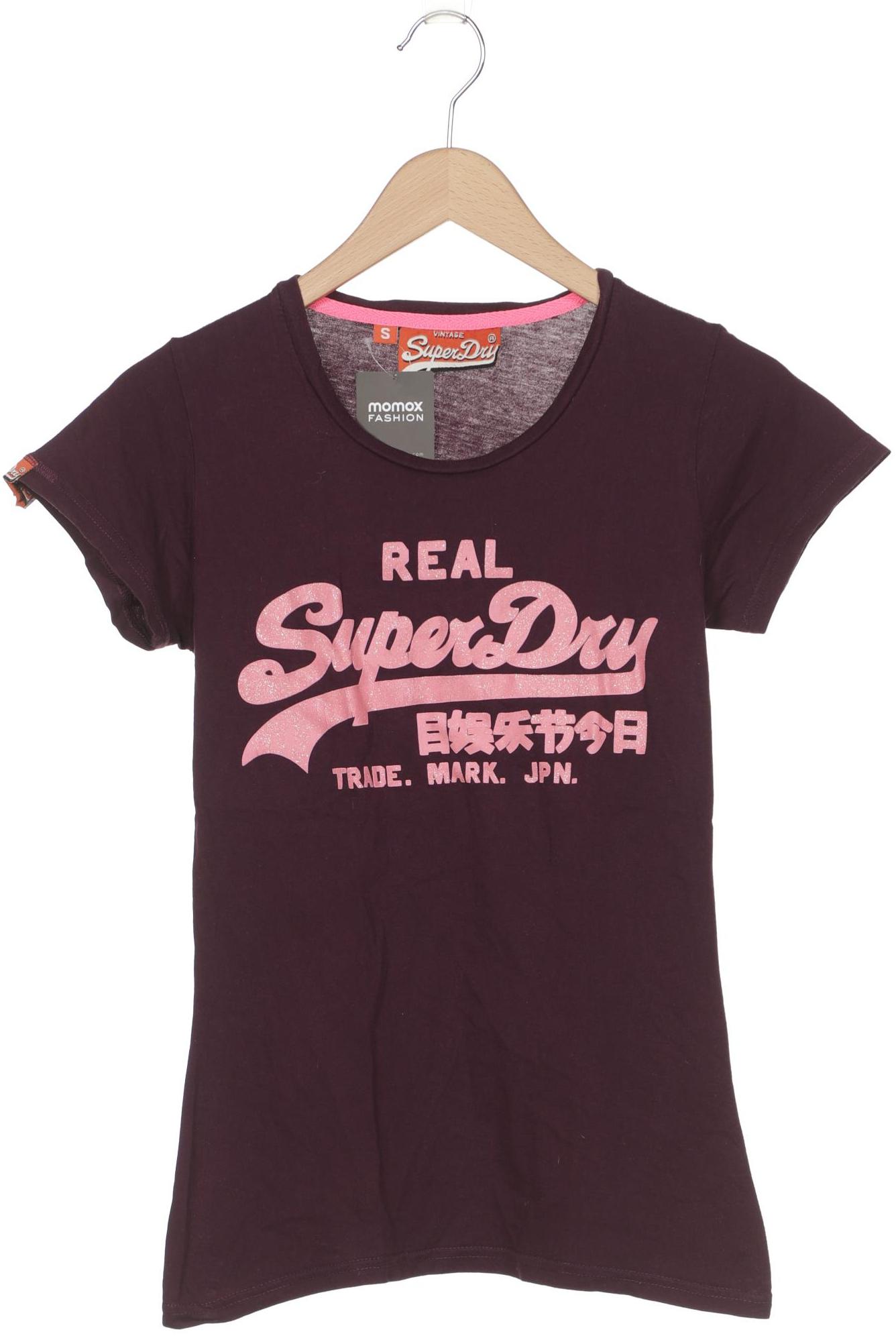 

Superdry Damen T-Shirt, flieder, Gr. 36