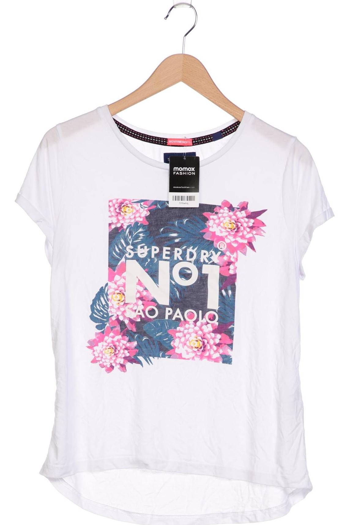 

Superdry Damen T-Shirt, weiß, Gr. 36