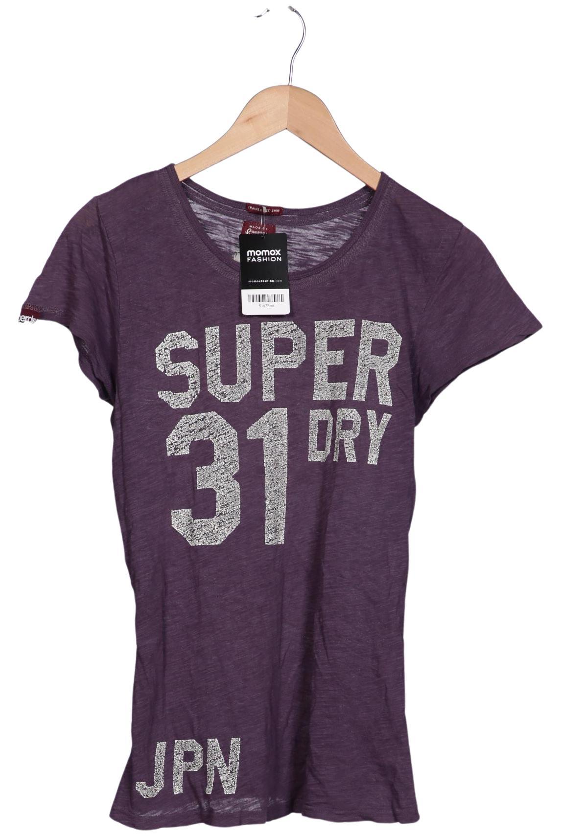 

Superdry Damen T-Shirt, flieder, Gr. 42