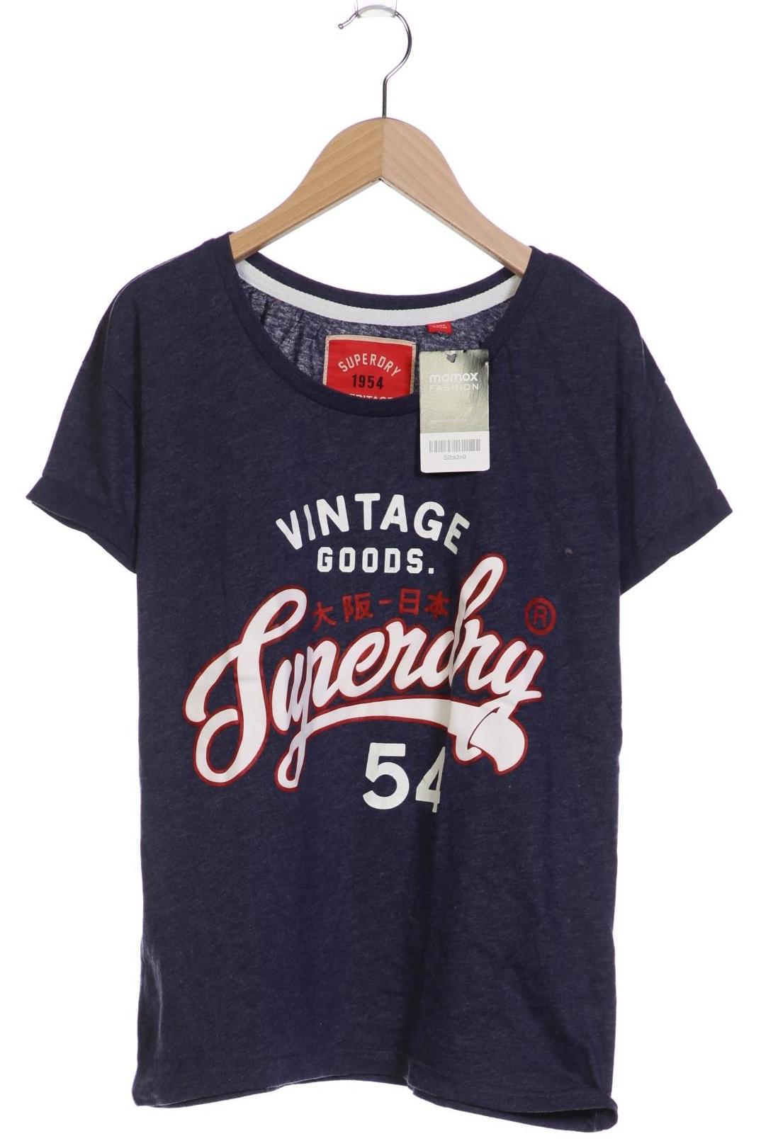 

Superdry Damen T-Shirt, marineblau, Gr. 40