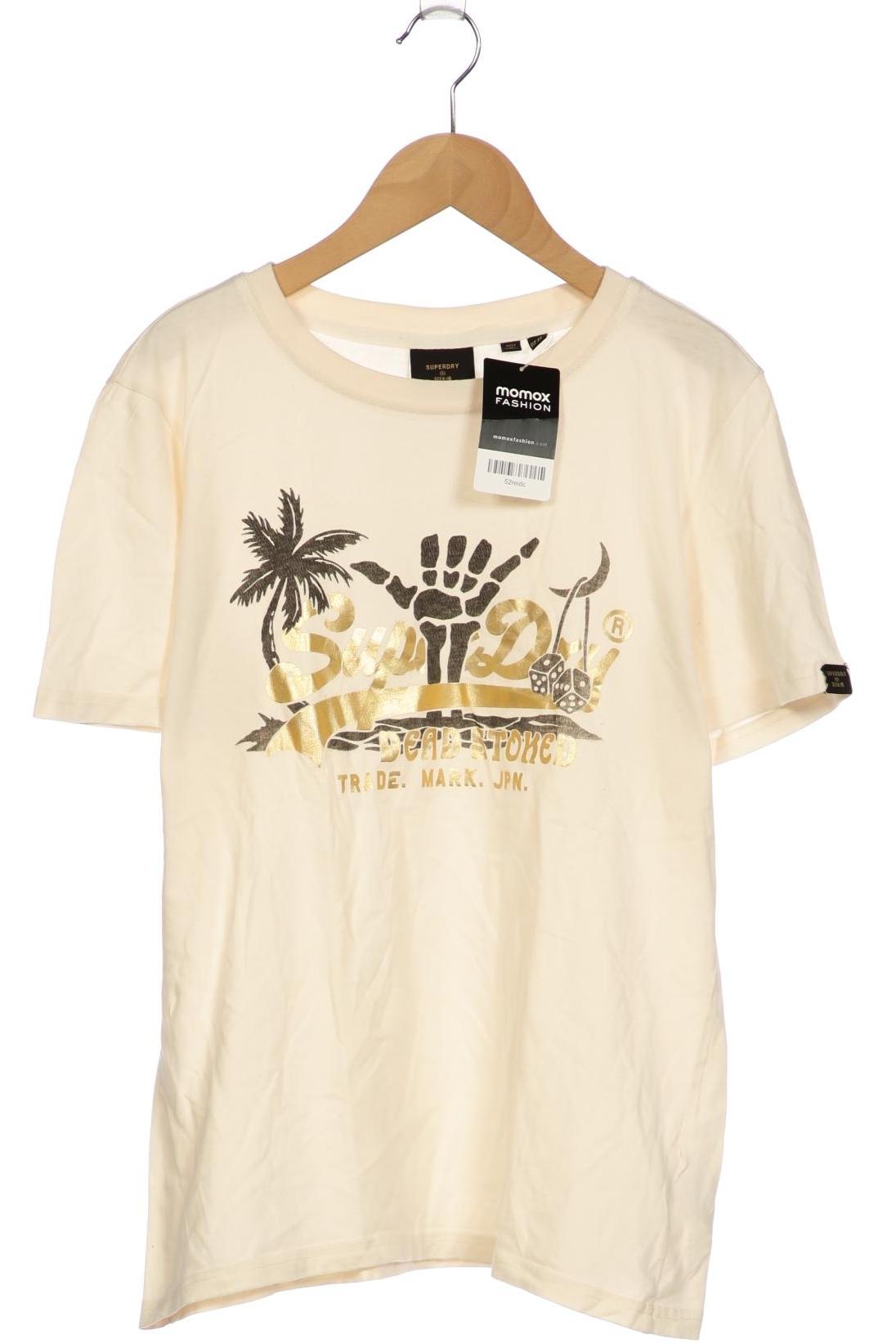 

Superdry Damen T-Shirt, beige, Gr. 40