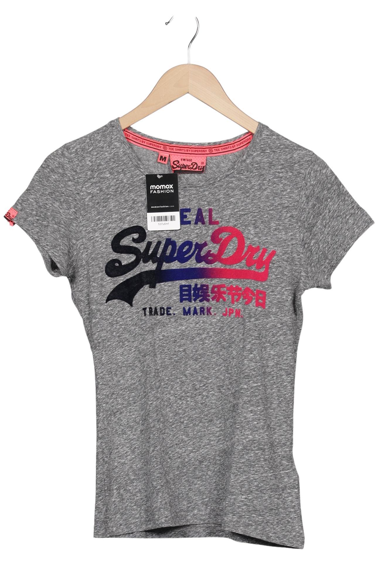 

Superdry Damen T-Shirt, grau, Gr. 38