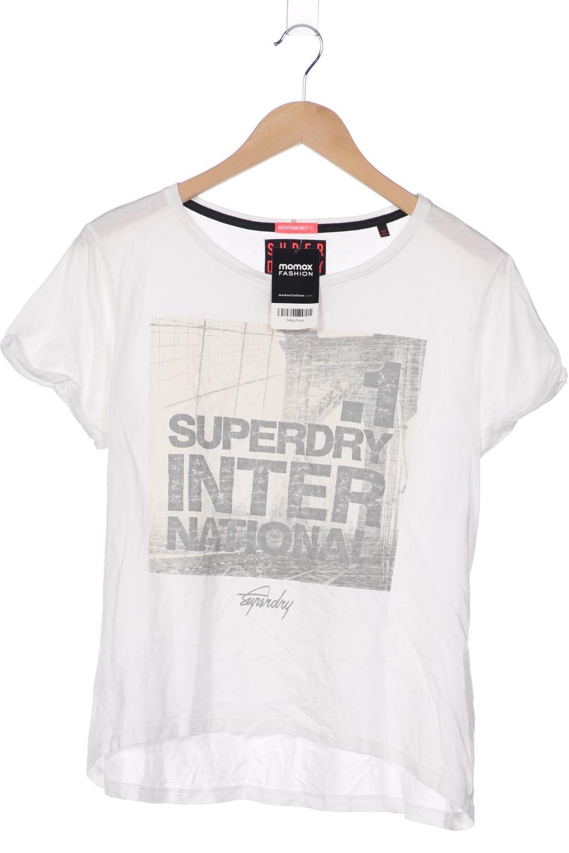 

Superdry Damen T-Shirt, weiß, Gr. 38