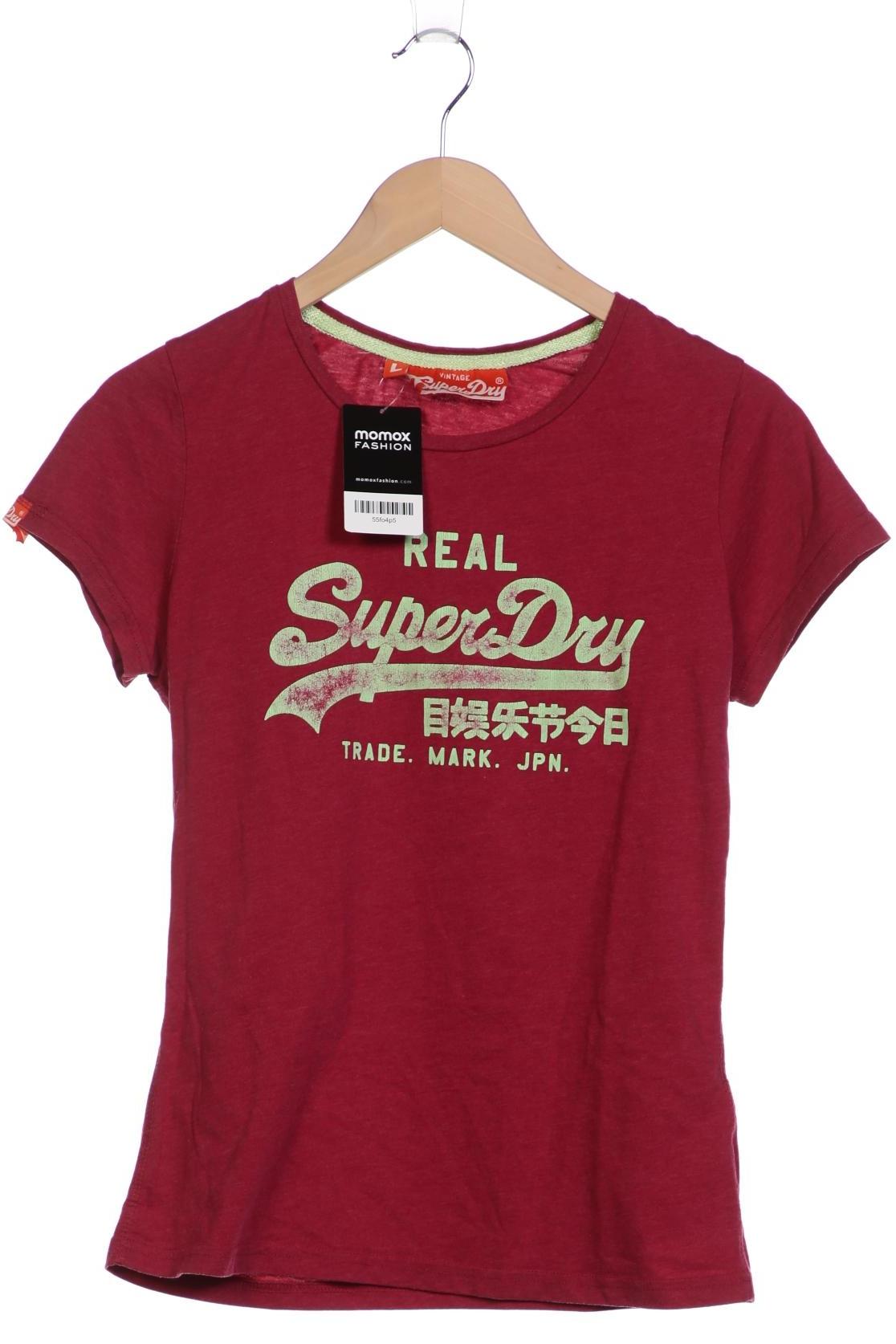

Superdry Damen T-Shirt, rot, Gr. 42