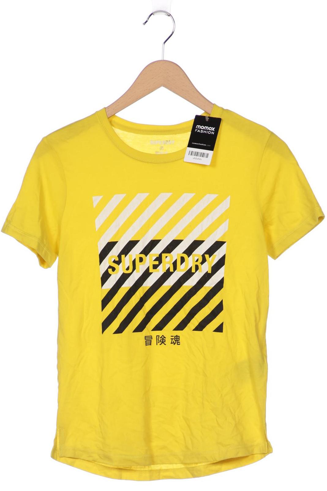 

Superdry Damen T-Shirt, gelb, Gr. 36