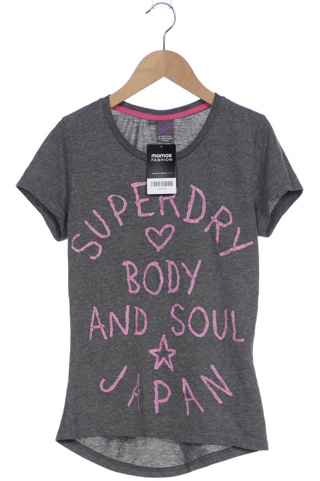 

Superdry Damen T-Shirt, grau, Gr. 38