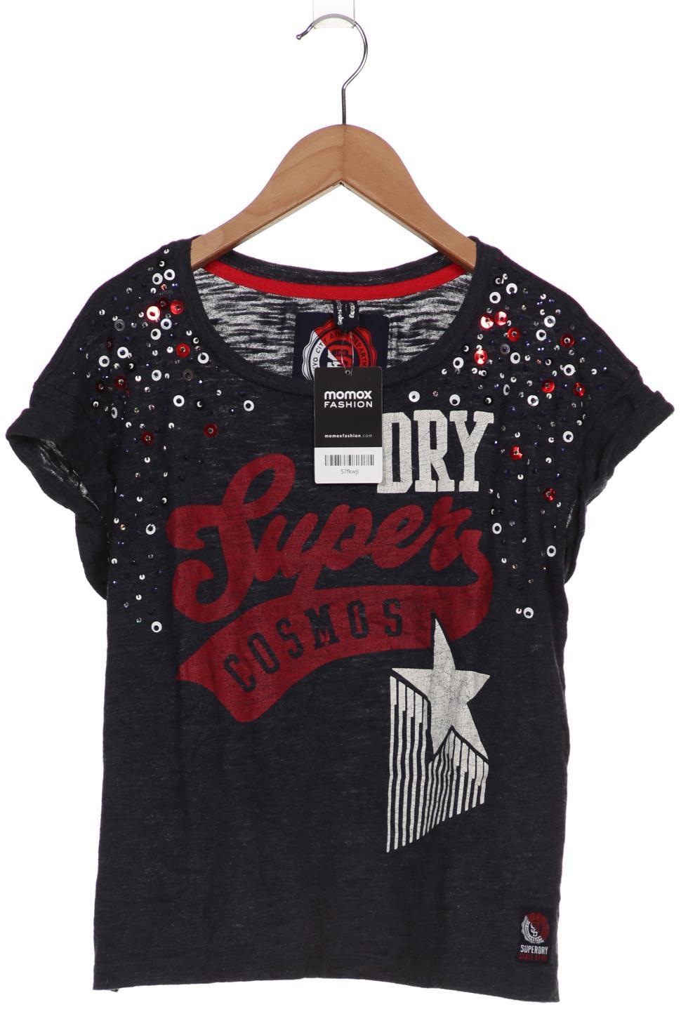 

Superdry Damen T-Shirt, marineblau, Gr. 34