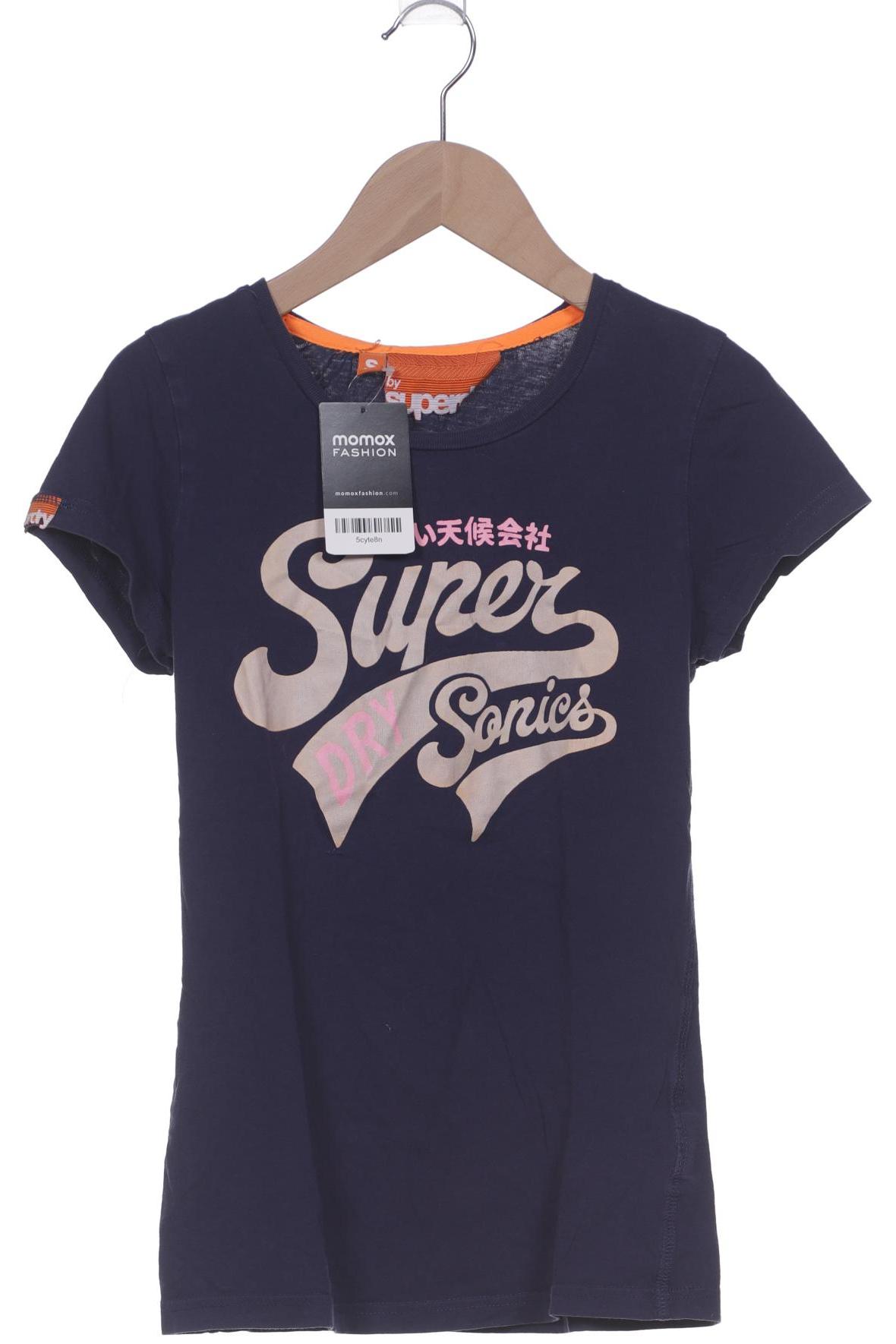 

Superdry Damen T-Shirt, marineblau, Gr. 36