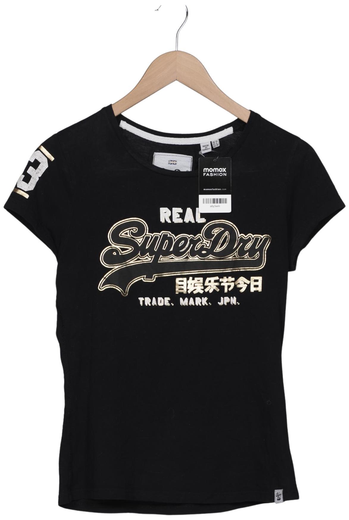 

Superdry Damen T-Shirt, schwarz, Gr. 38