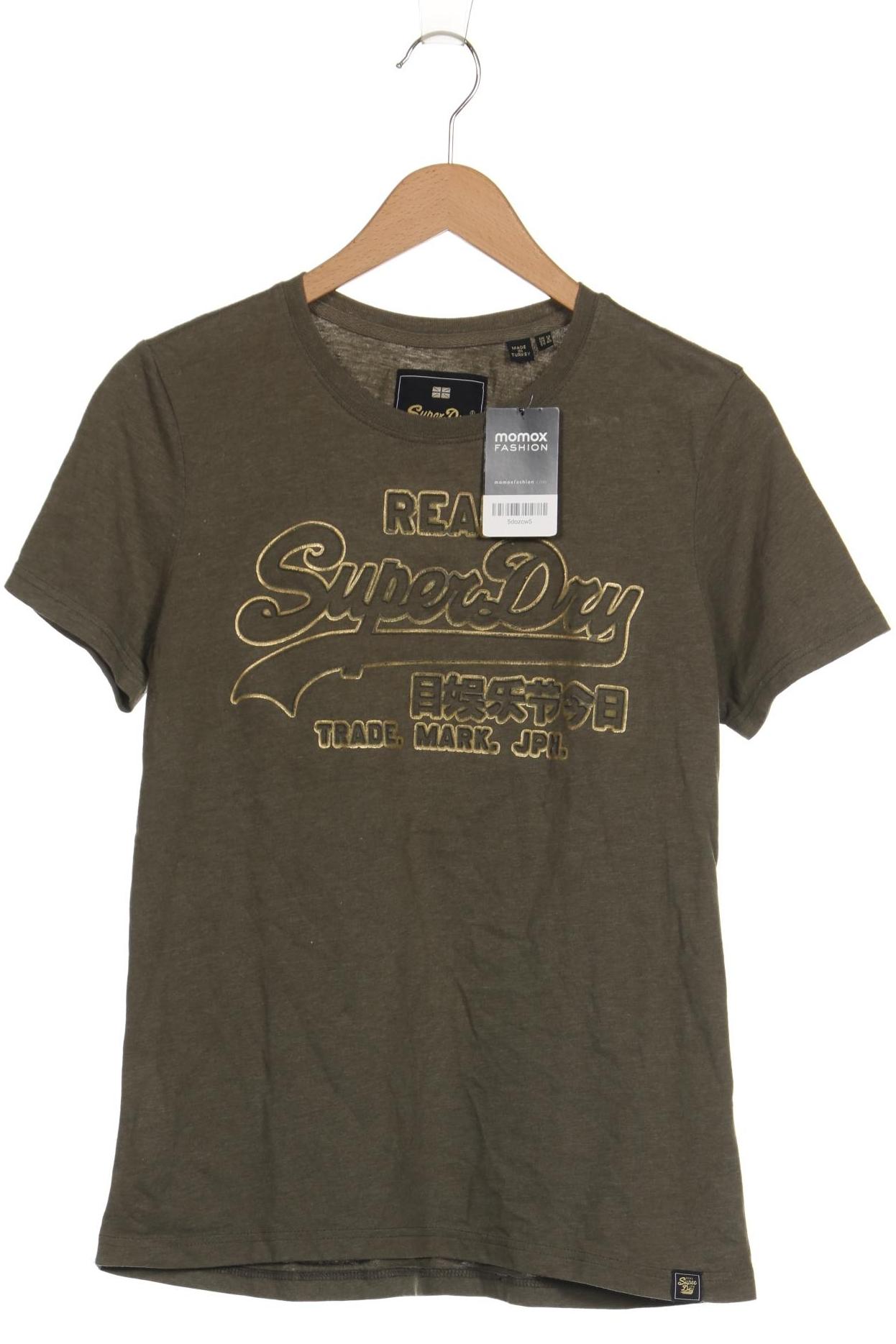 

Superdry Damen T-Shirt, grün, Gr. 40