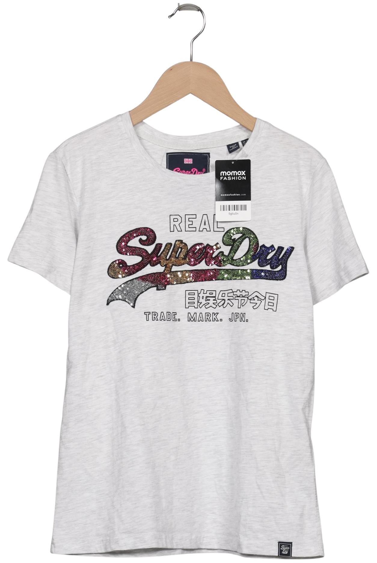 

Superdry Damen T-Shirt, grau, Gr. 38