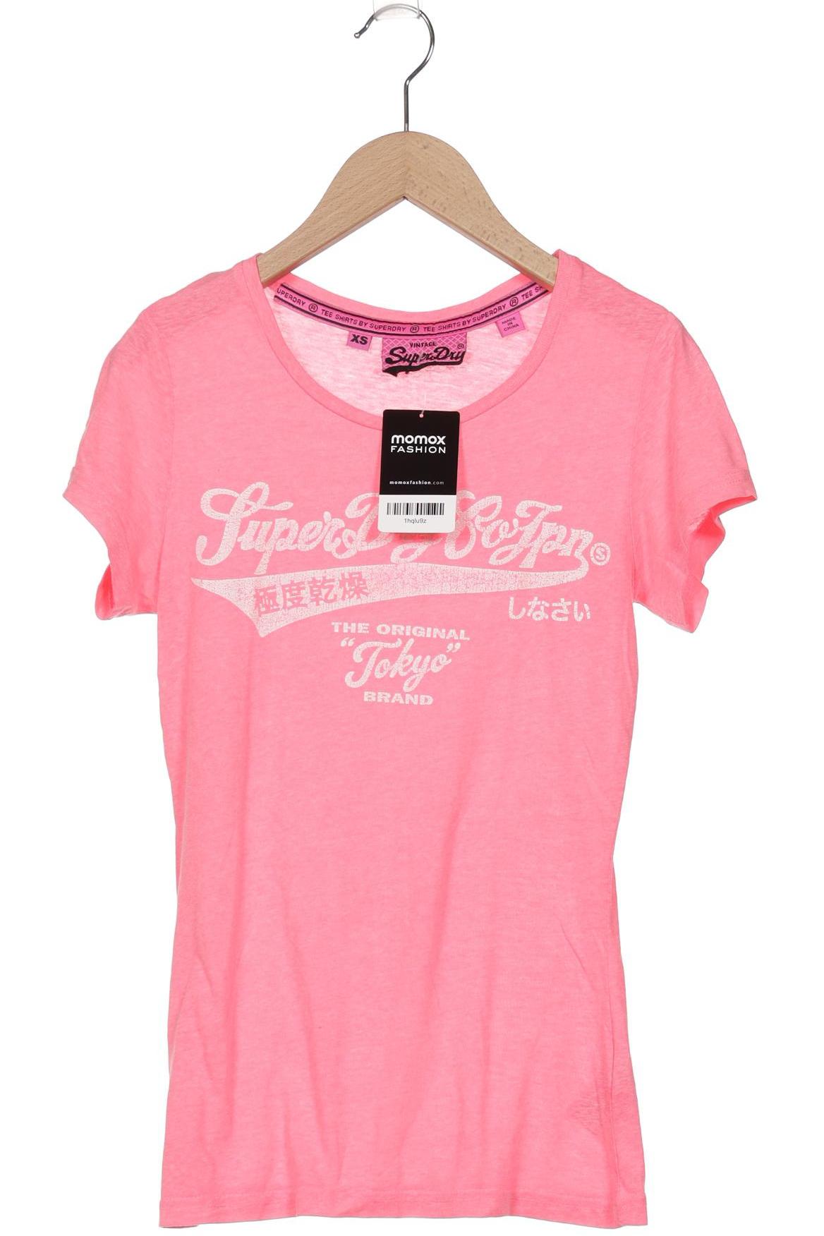 

Superdry Damen T-Shirt, pink, Gr. 34