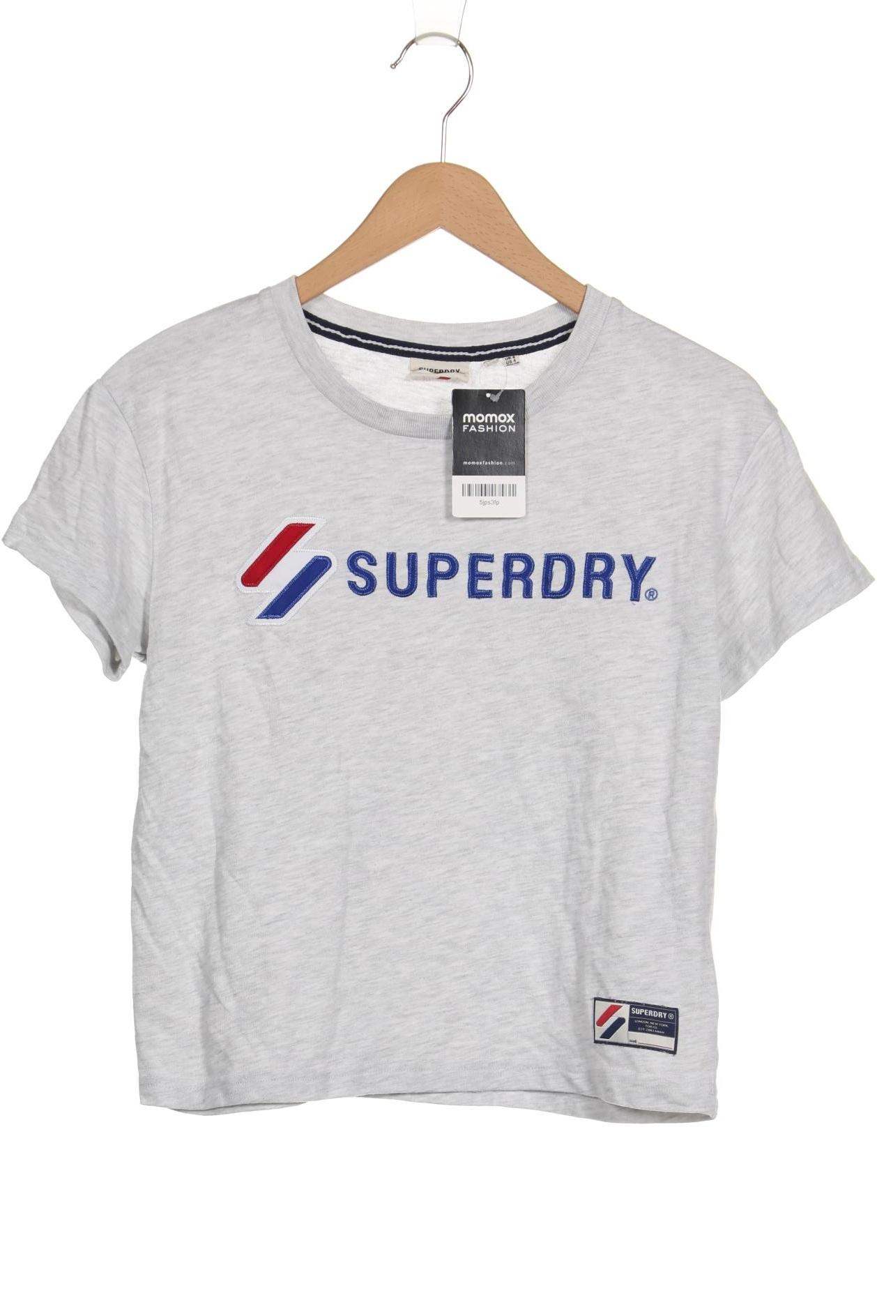 

Superdry Damen T-Shirt, grau, Gr. 36
