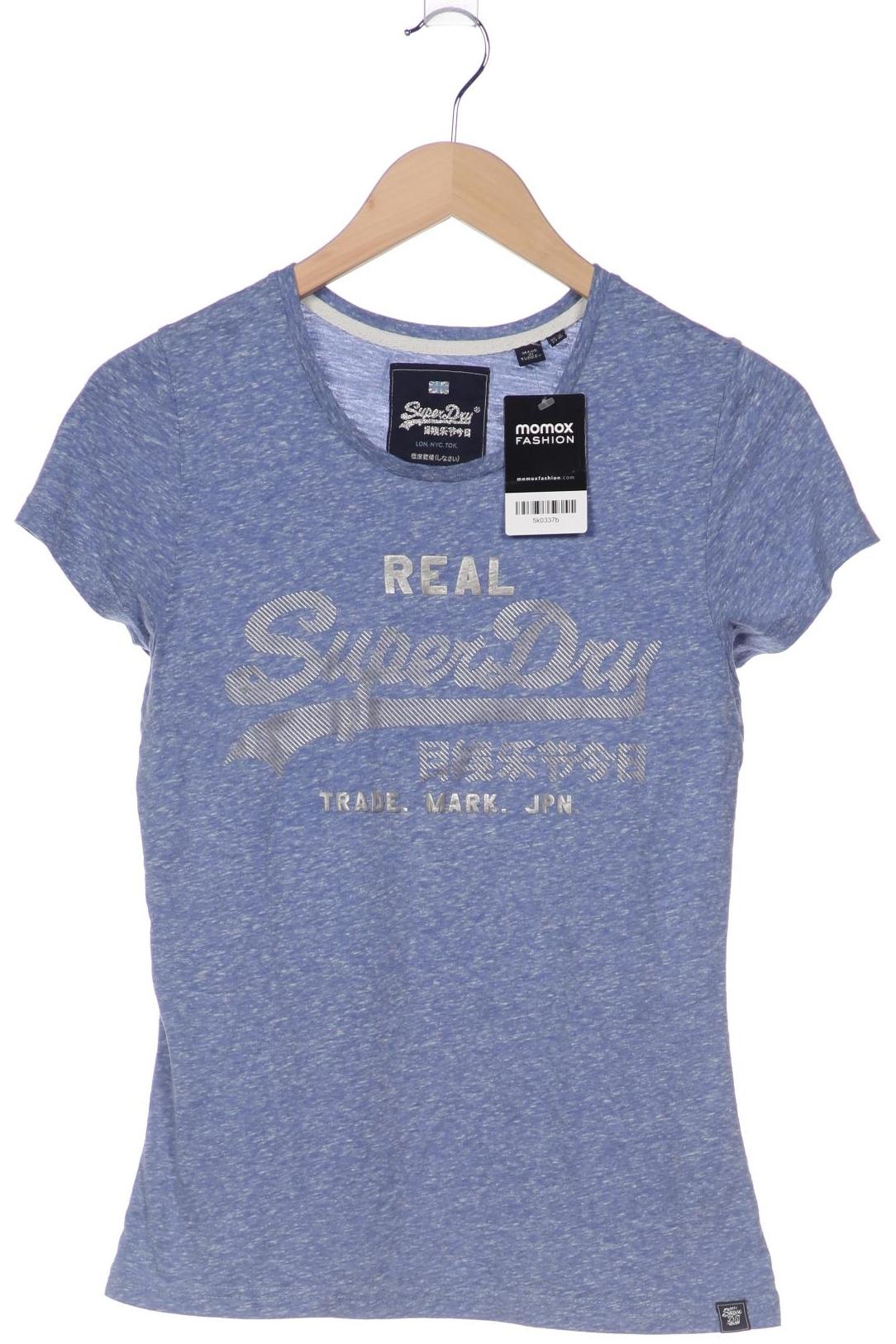 

Superdry Damen T-Shirt, blau, Gr. 40