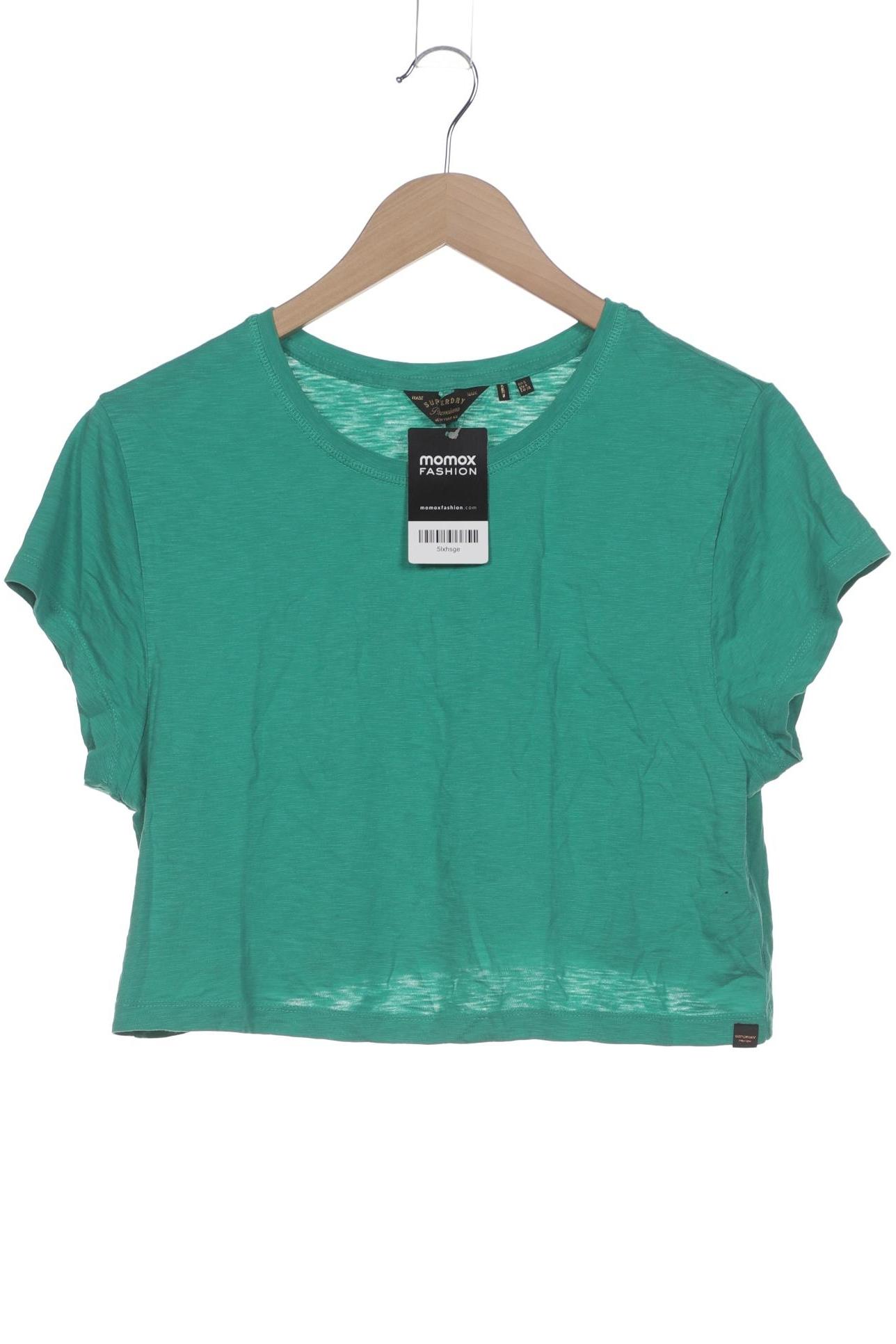 

Superdry Damen T-Shirt, grün, Gr. 36