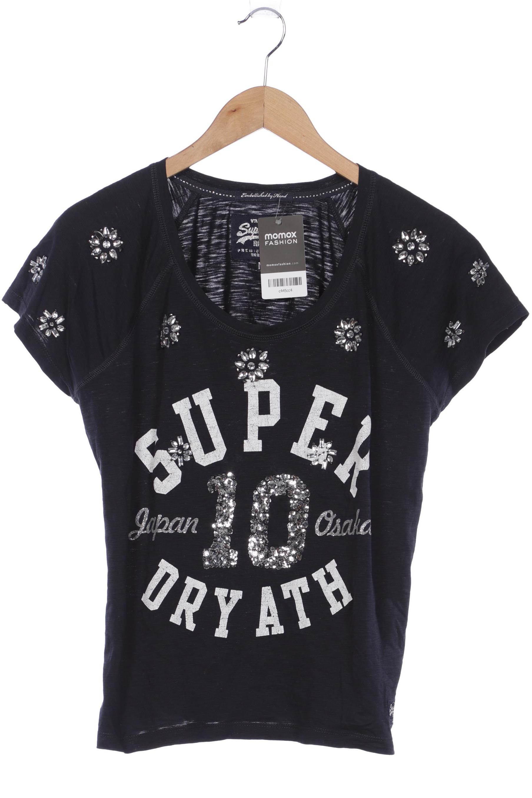 

Superdry Damen T-Shirt, blau, Gr. 38
