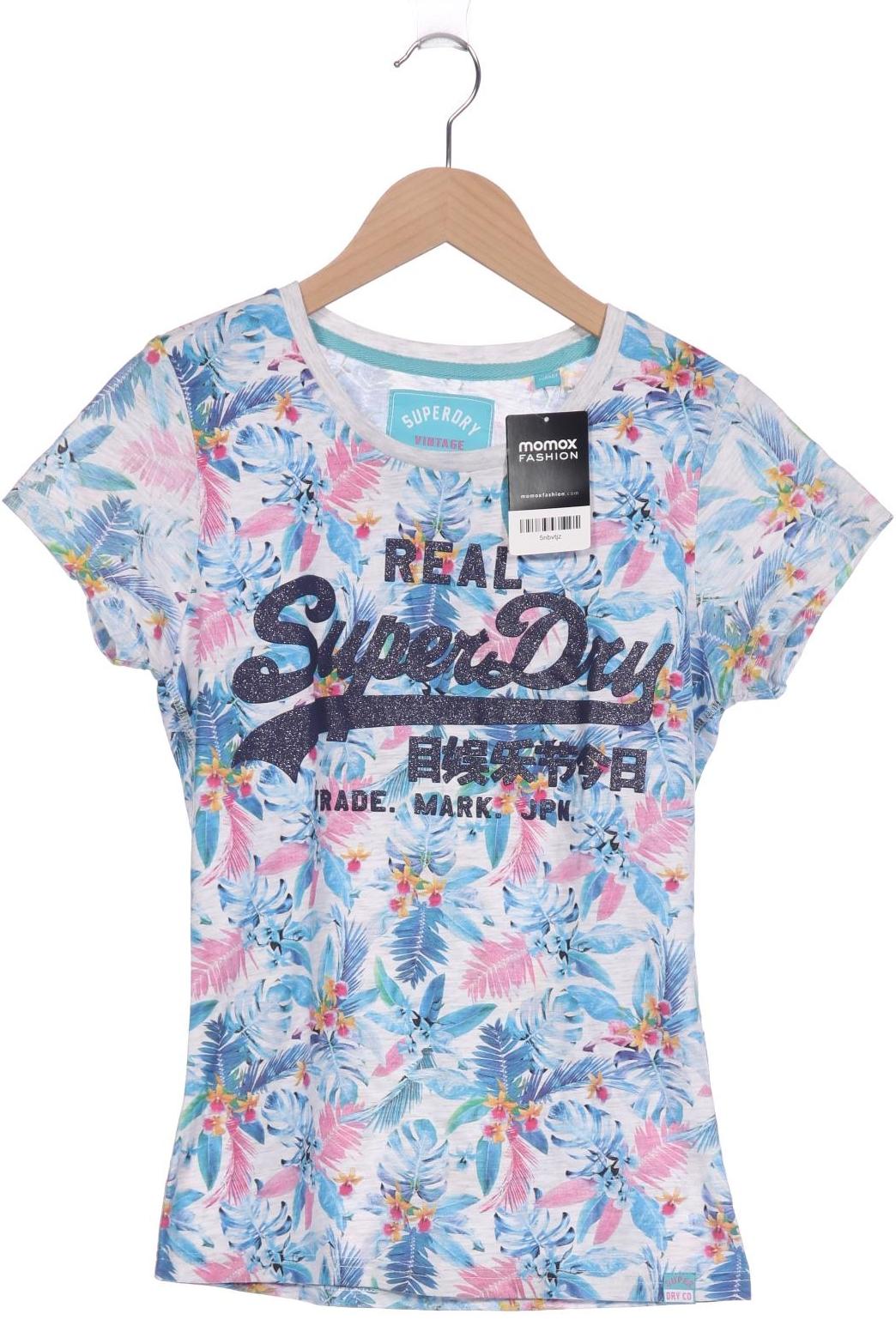 

Superdry Damen T-Shirt, blau, Gr. 36