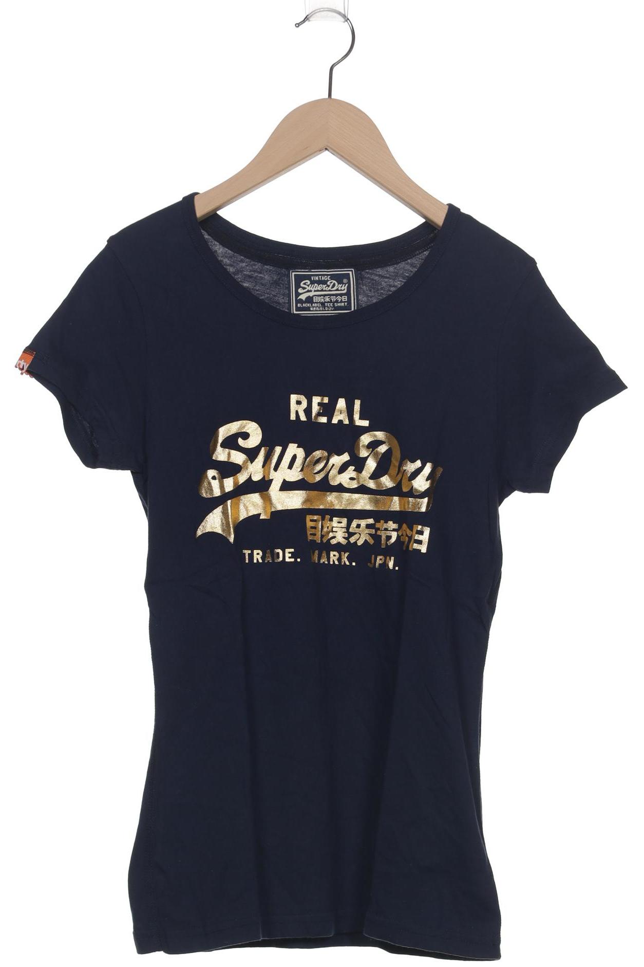 

Superdry Damen T-Shirt, marineblau, Gr. 36