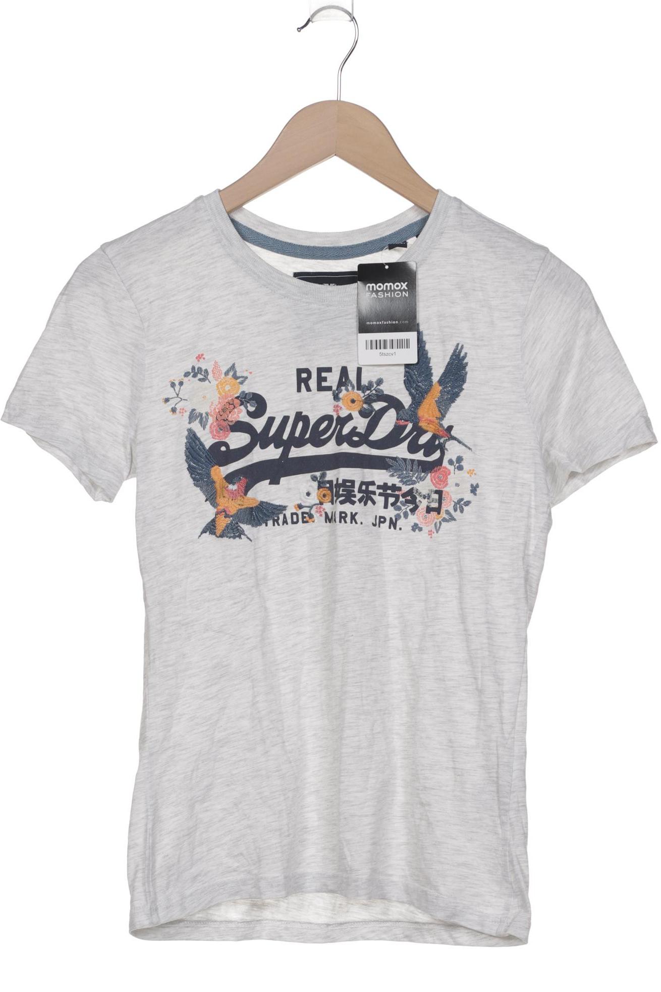 

Superdry Damen T-Shirt, grau, Gr. 36