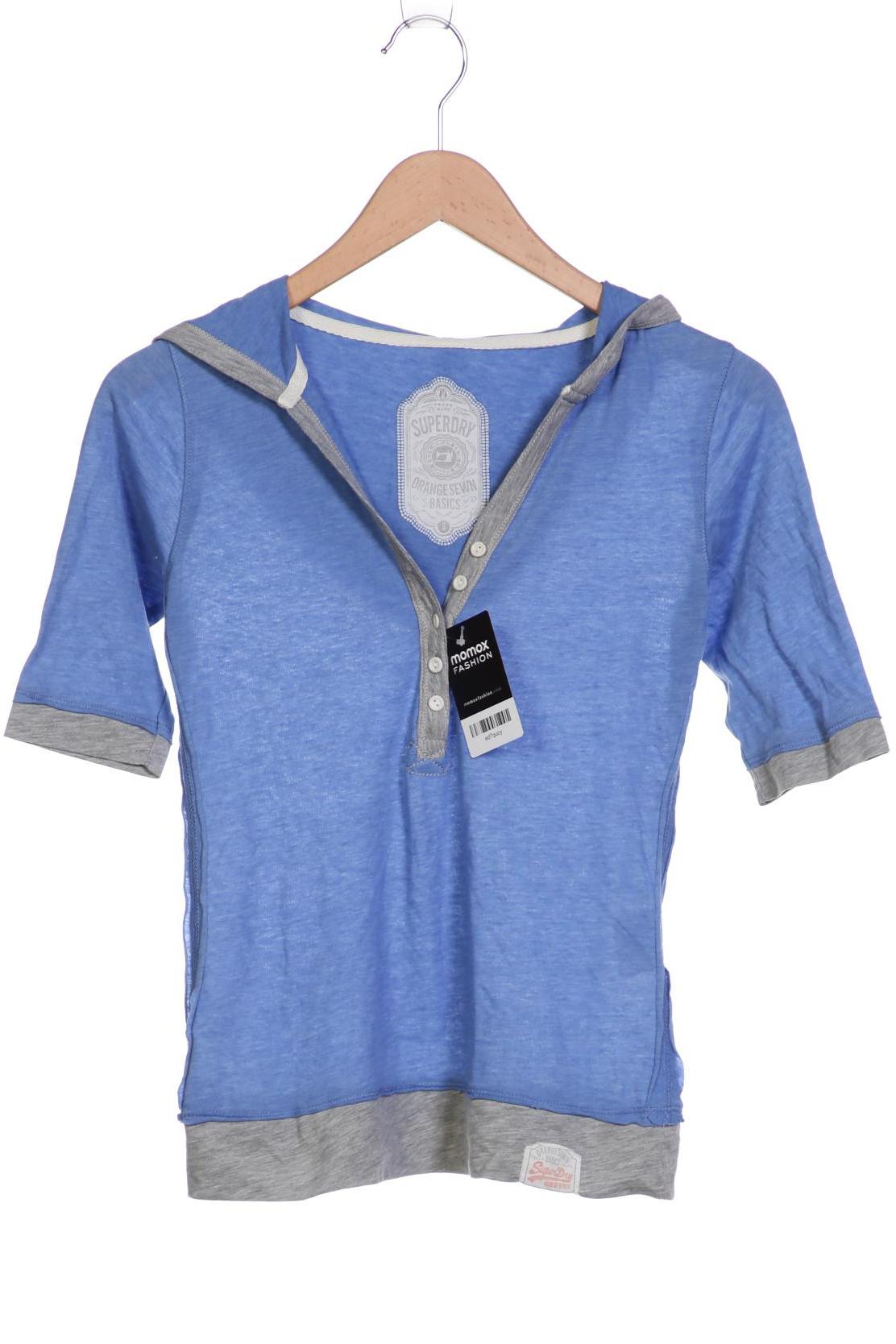 

Superdry Damen T-Shirt, blau, Gr. 36
