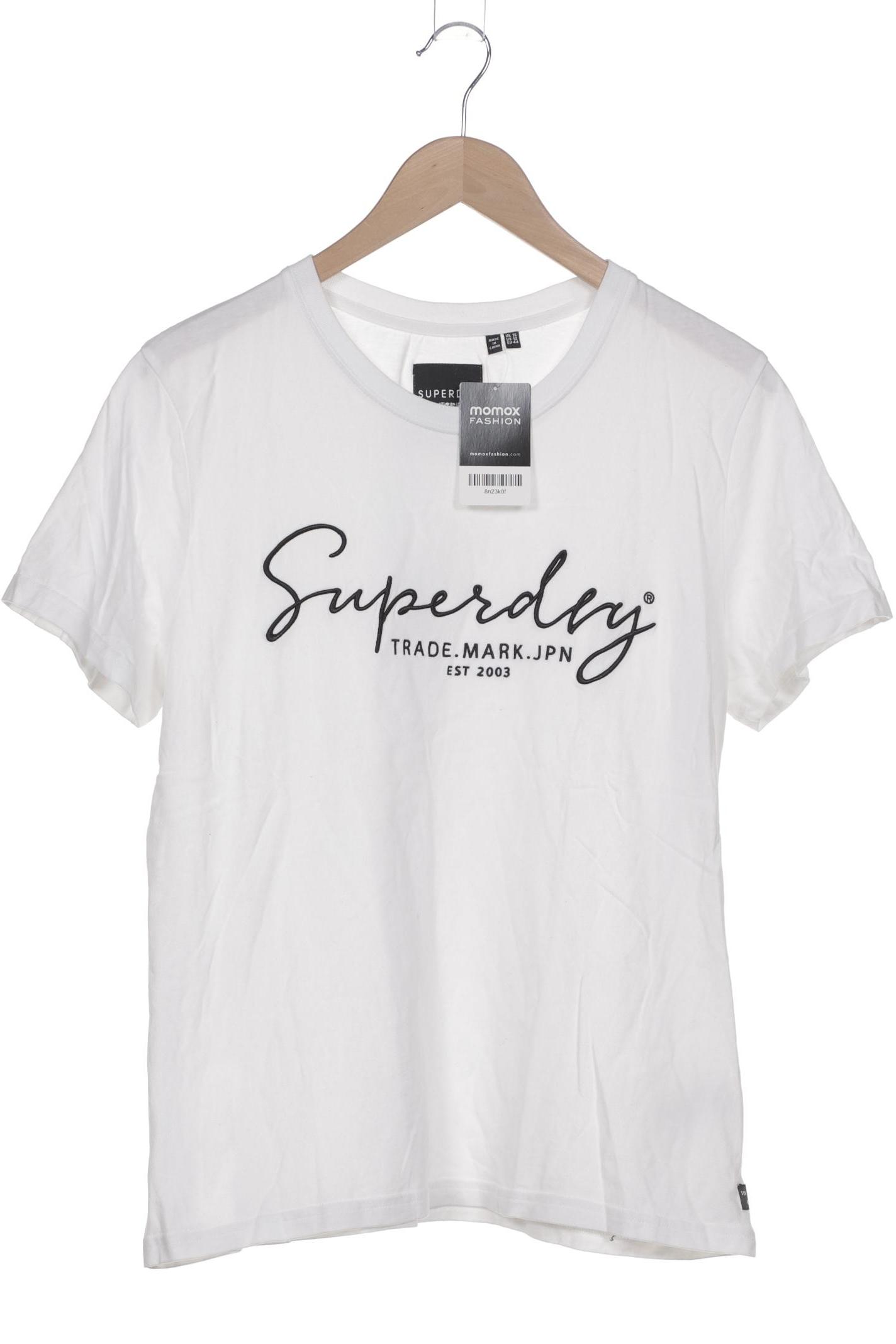 

Superdry Damen T-Shirt, weiß, Gr. 44