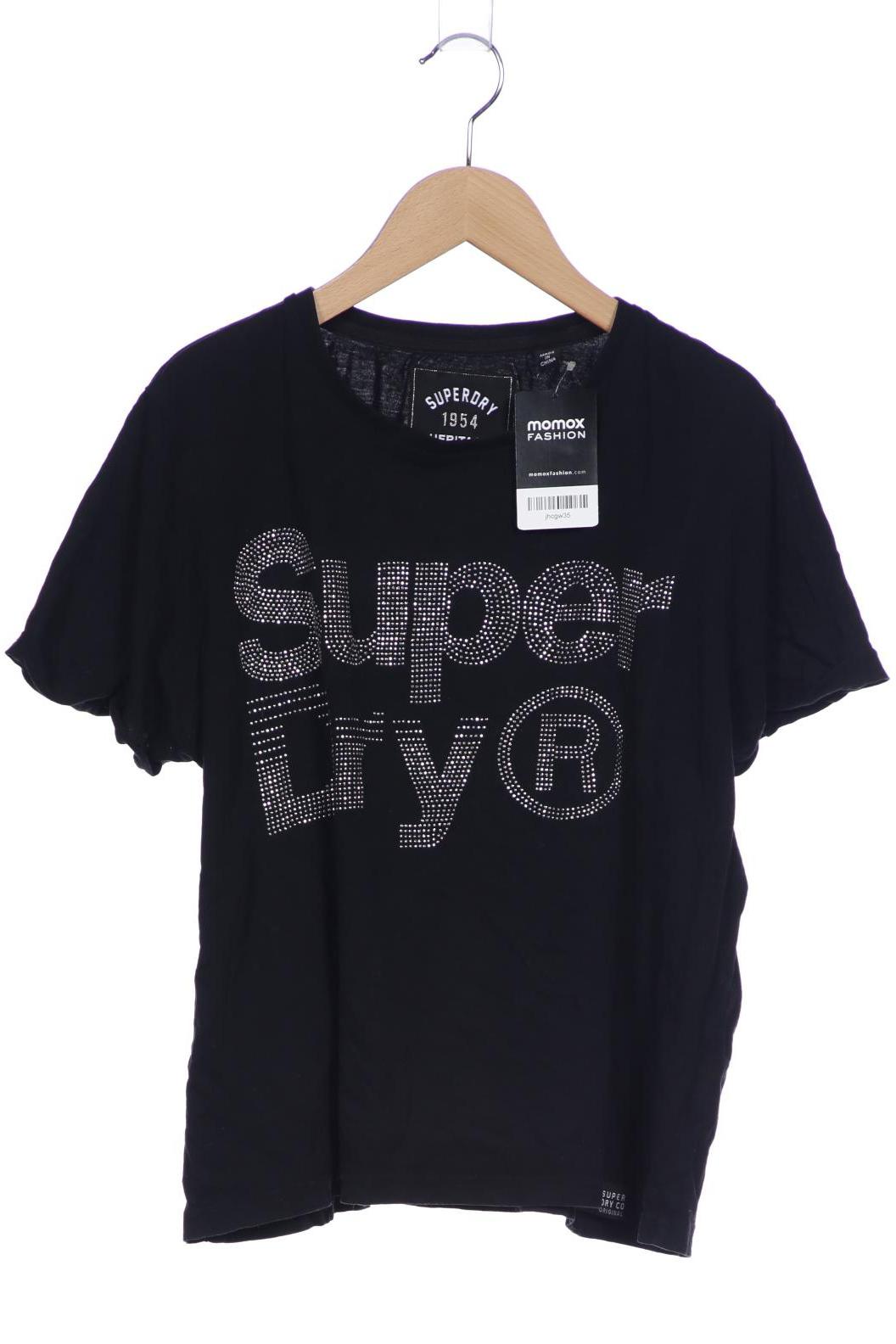 

Superdry Damen T-Shirt, schwarz, Gr. 42