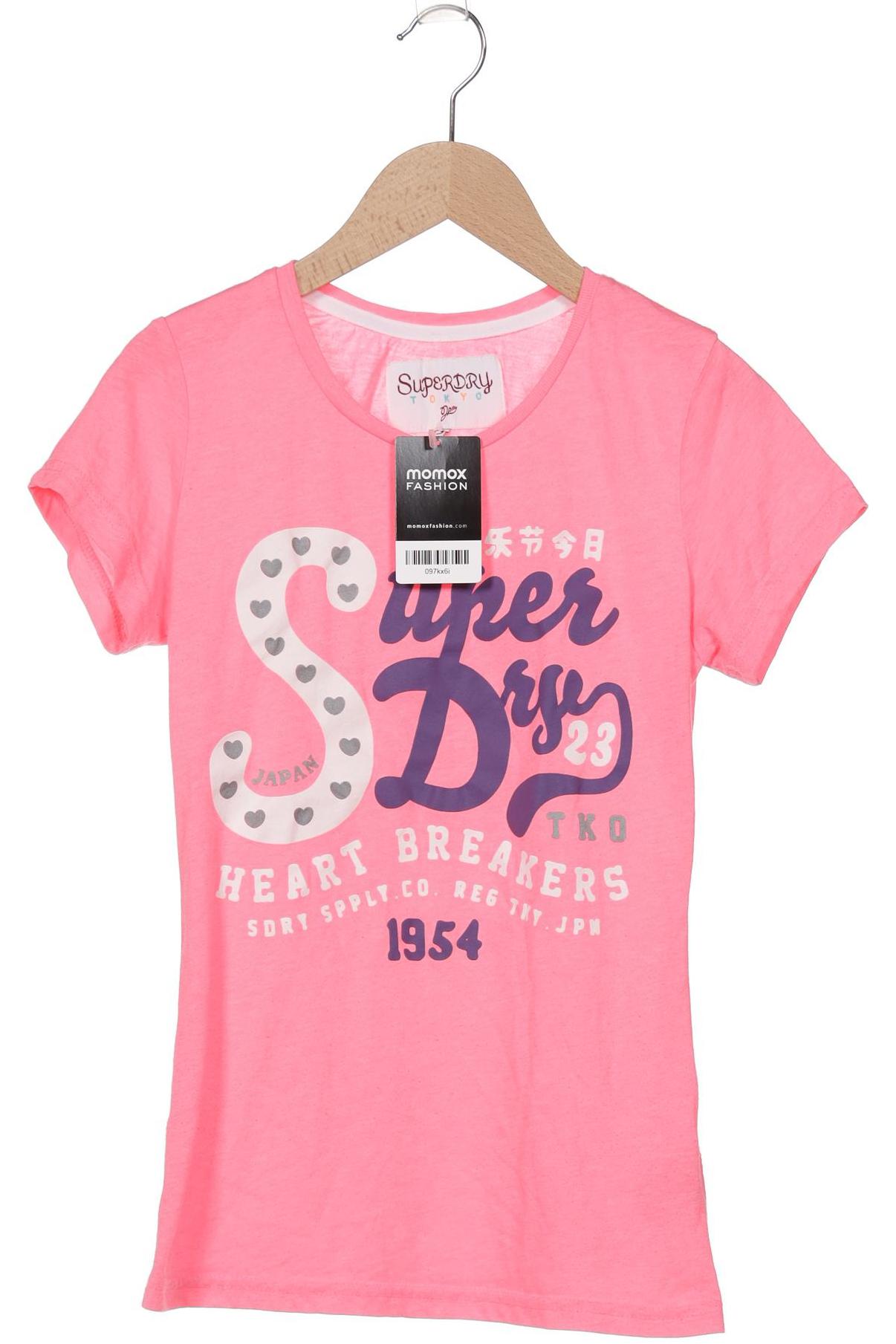 

Superdry Damen T-Shirt, pink, Gr. 34