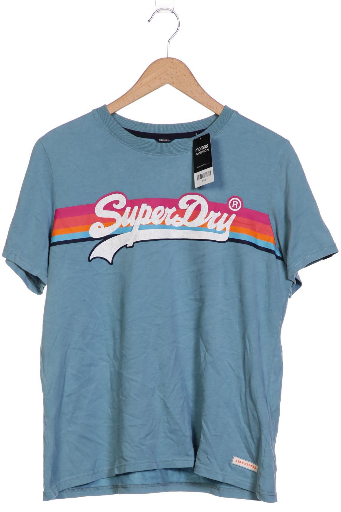 

Superdry Damen T-Shirt, hellblau, Gr. 42