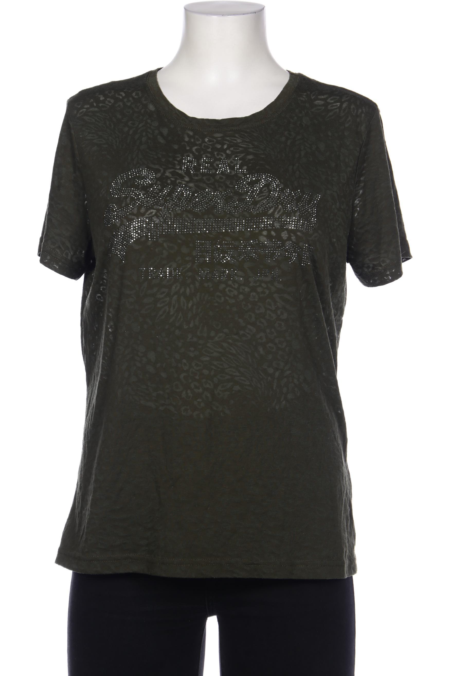 

Superdry Damen T-Shirt, grün, Gr. 42