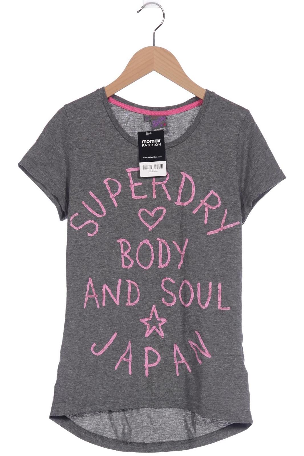 

Superdry Damen T-Shirt, grau, Gr. 38