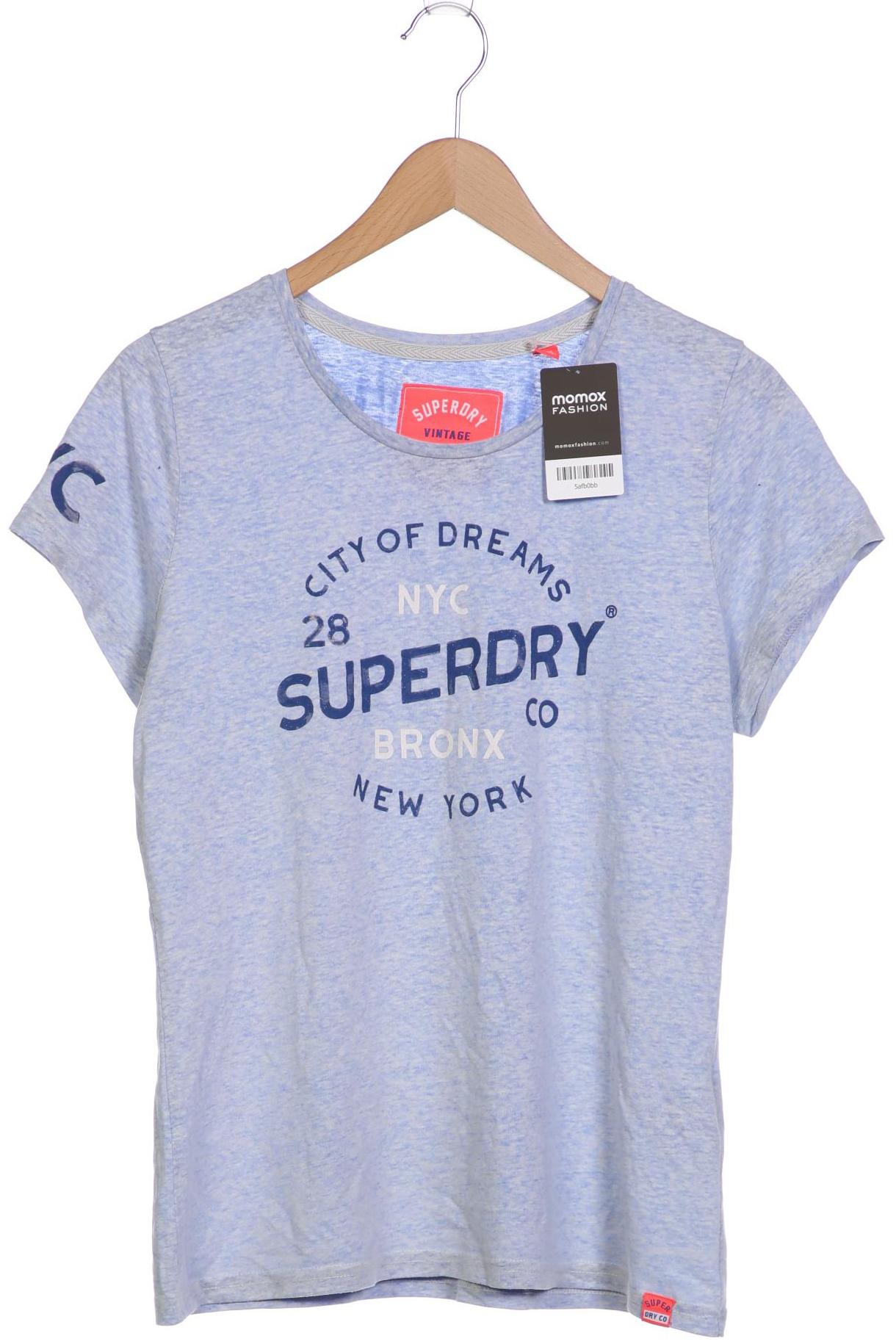

Superdry Damen T-Shirt, blau, Gr. 44
