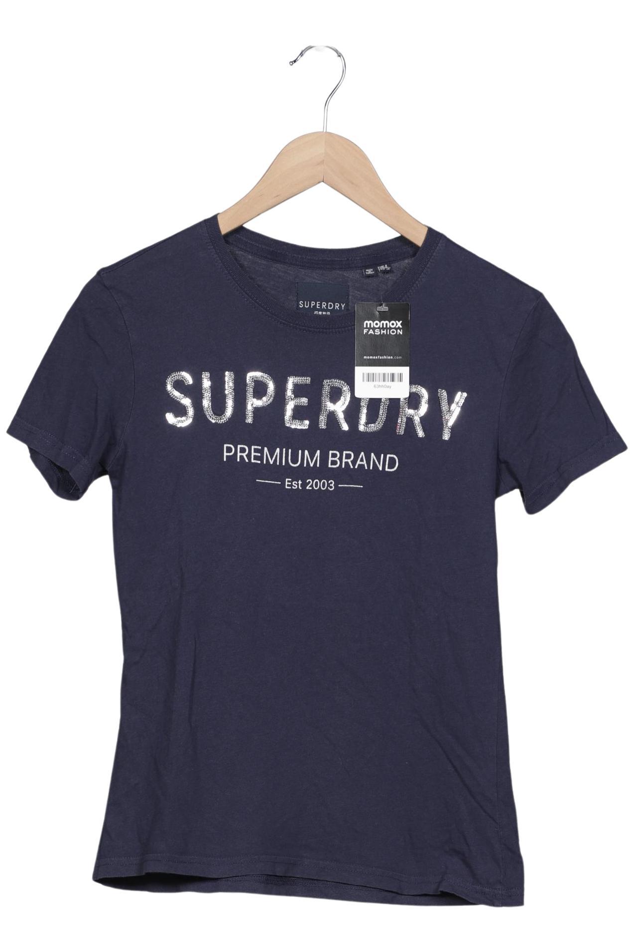 

Superdry Damen T-Shirt, blau, Gr. 36
