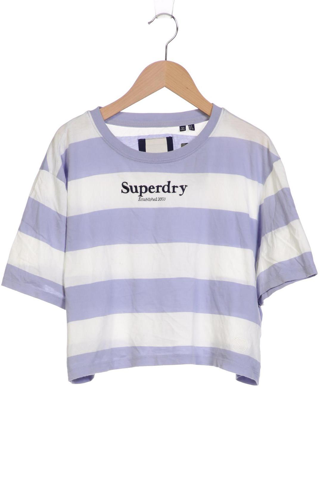 

Superdry Damen T-Shirt, flieder, Gr. 36