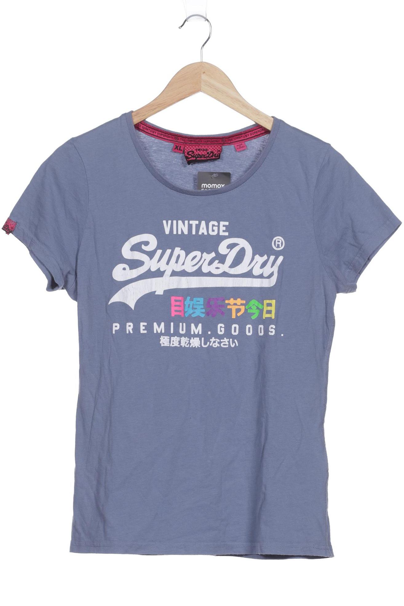 

Superdry Damen T-Shirt, blau, Gr. 44