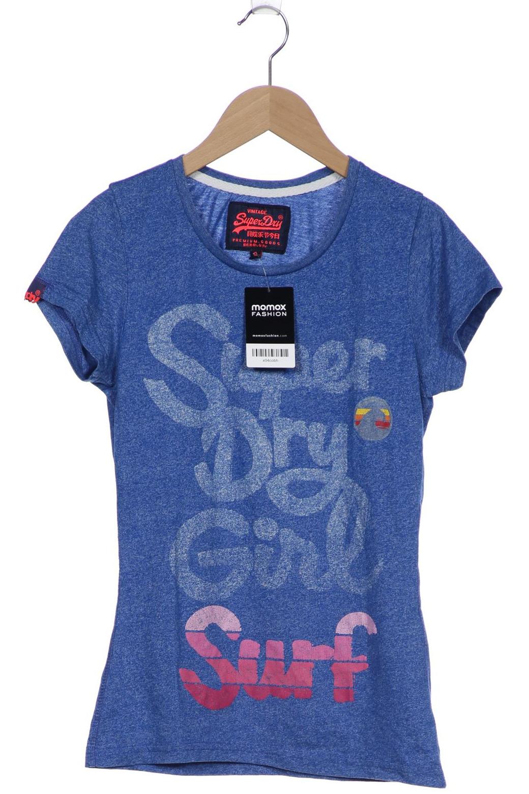 

Superdry Damen T-Shirt, blau, Gr. 36