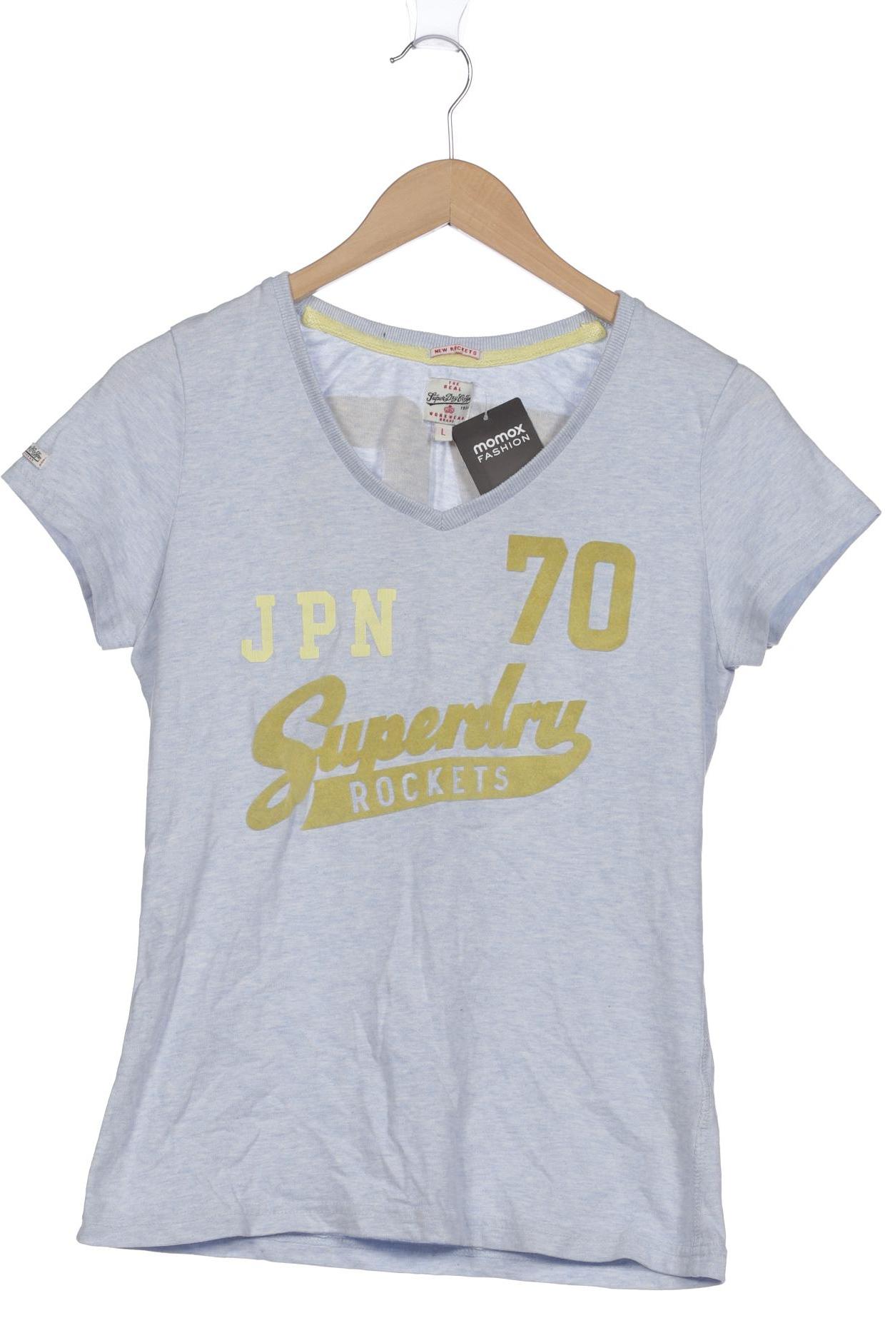 

Superdry Damen T-Shirt, blau, Gr. 42